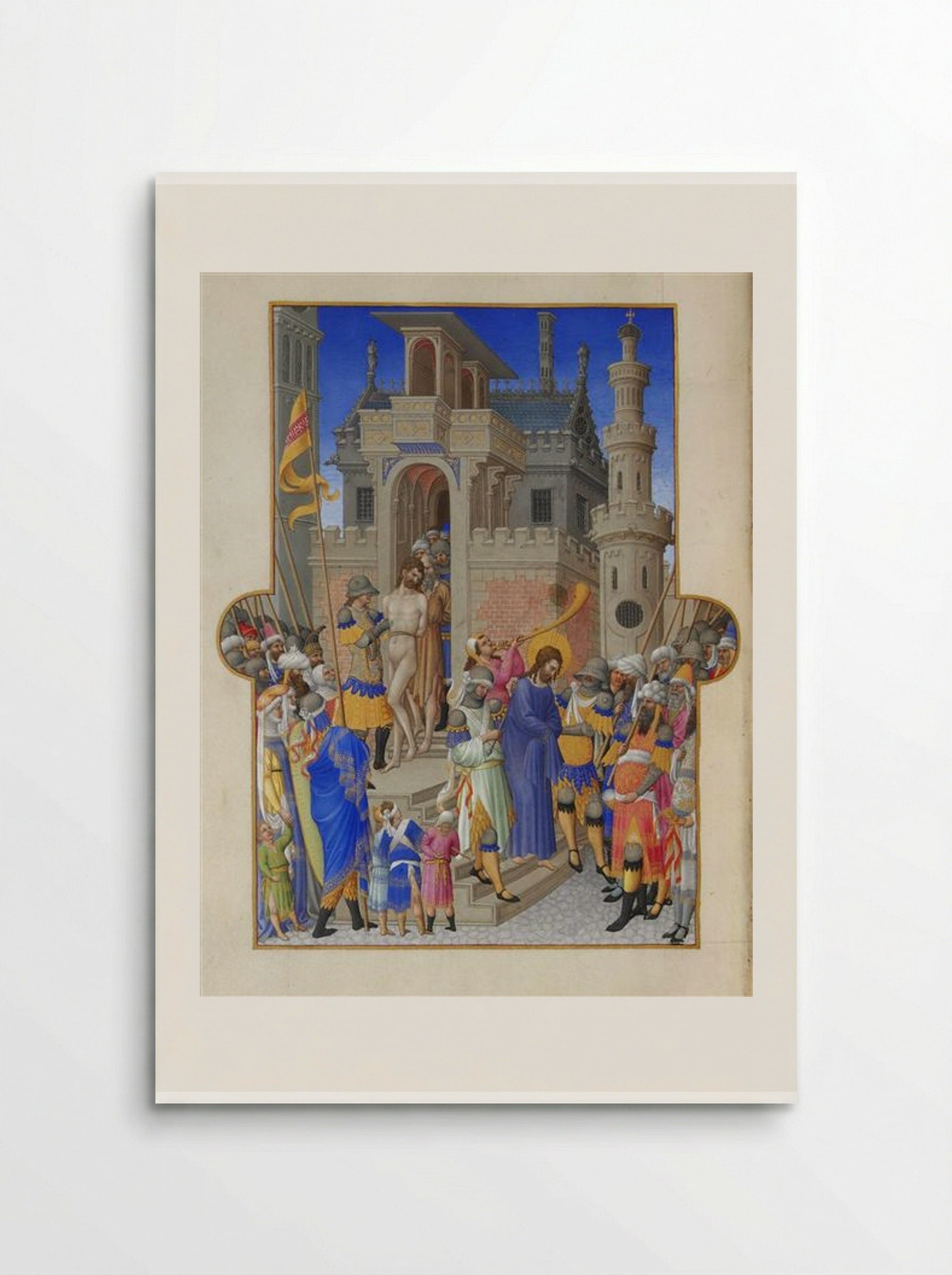Christ Leaving the Praetorium - Limbourg brothers - Poster