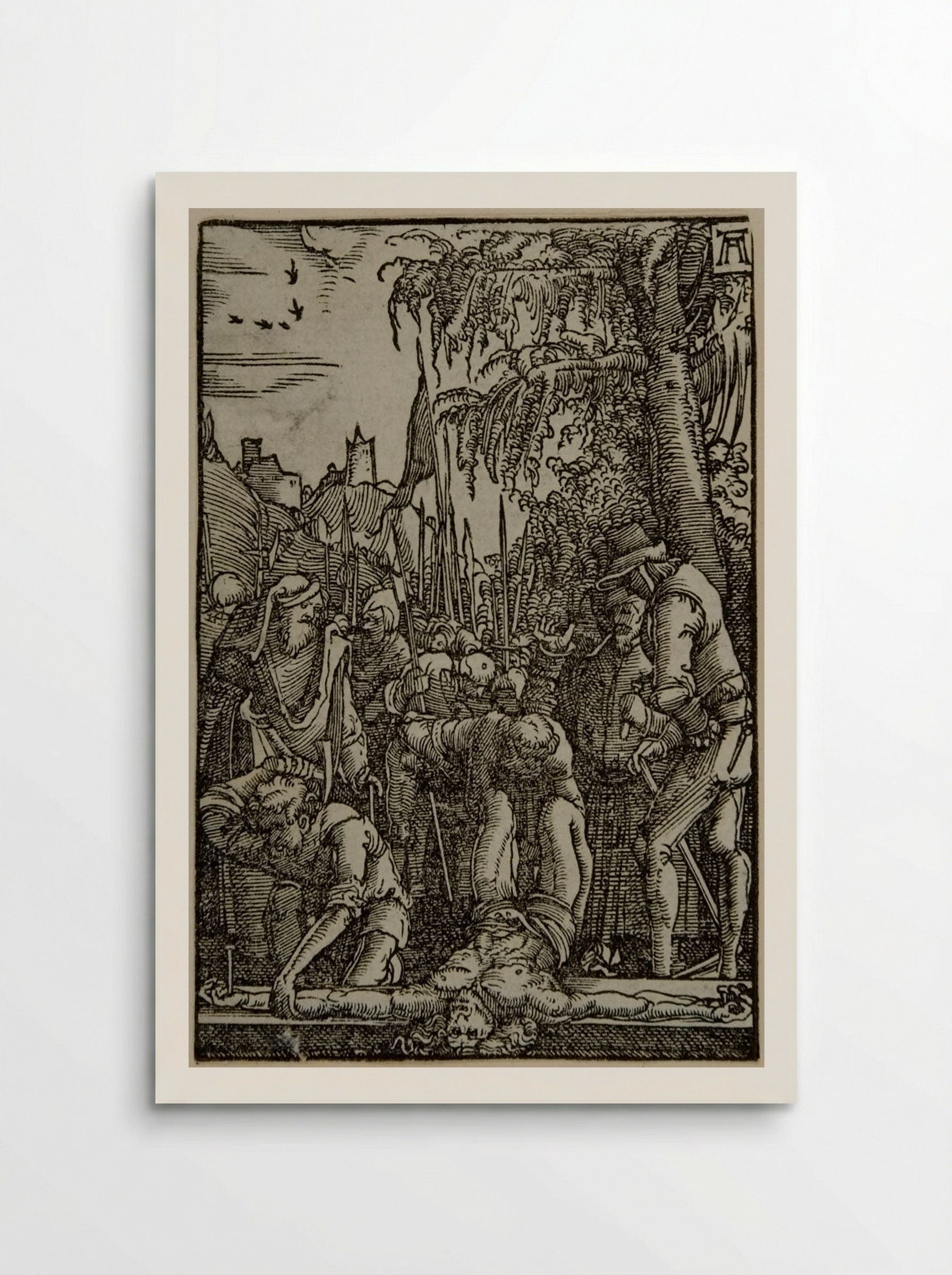 Christ Nailed to the Cross - Albrecht Altdorfer - Poster
