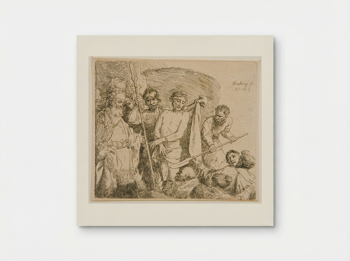 Christ Presented to the People - Christian Wilhelm Ernst Dietrich - Poster