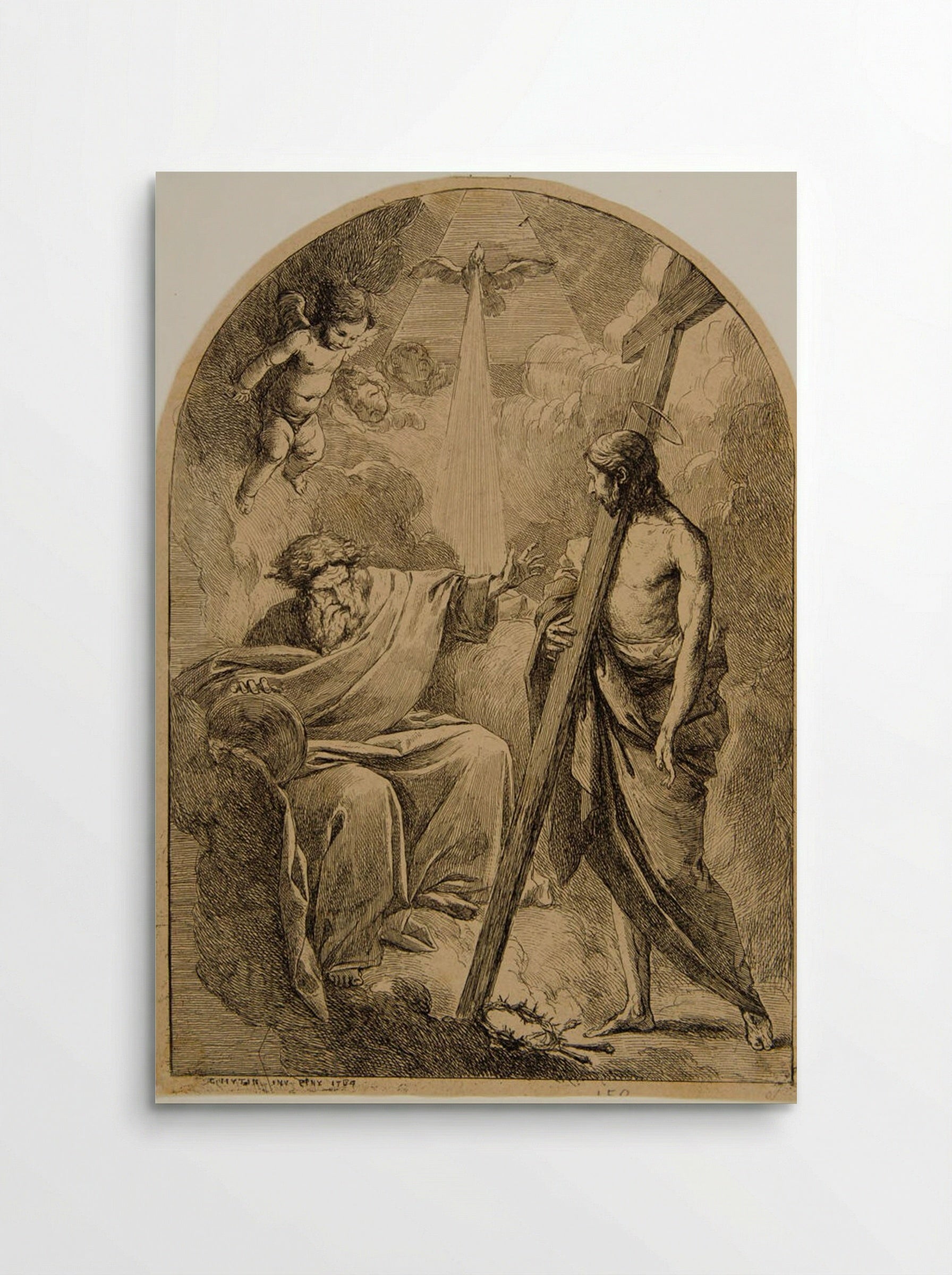 Christ Returned to the Father - Charles-François Hutin - Poster