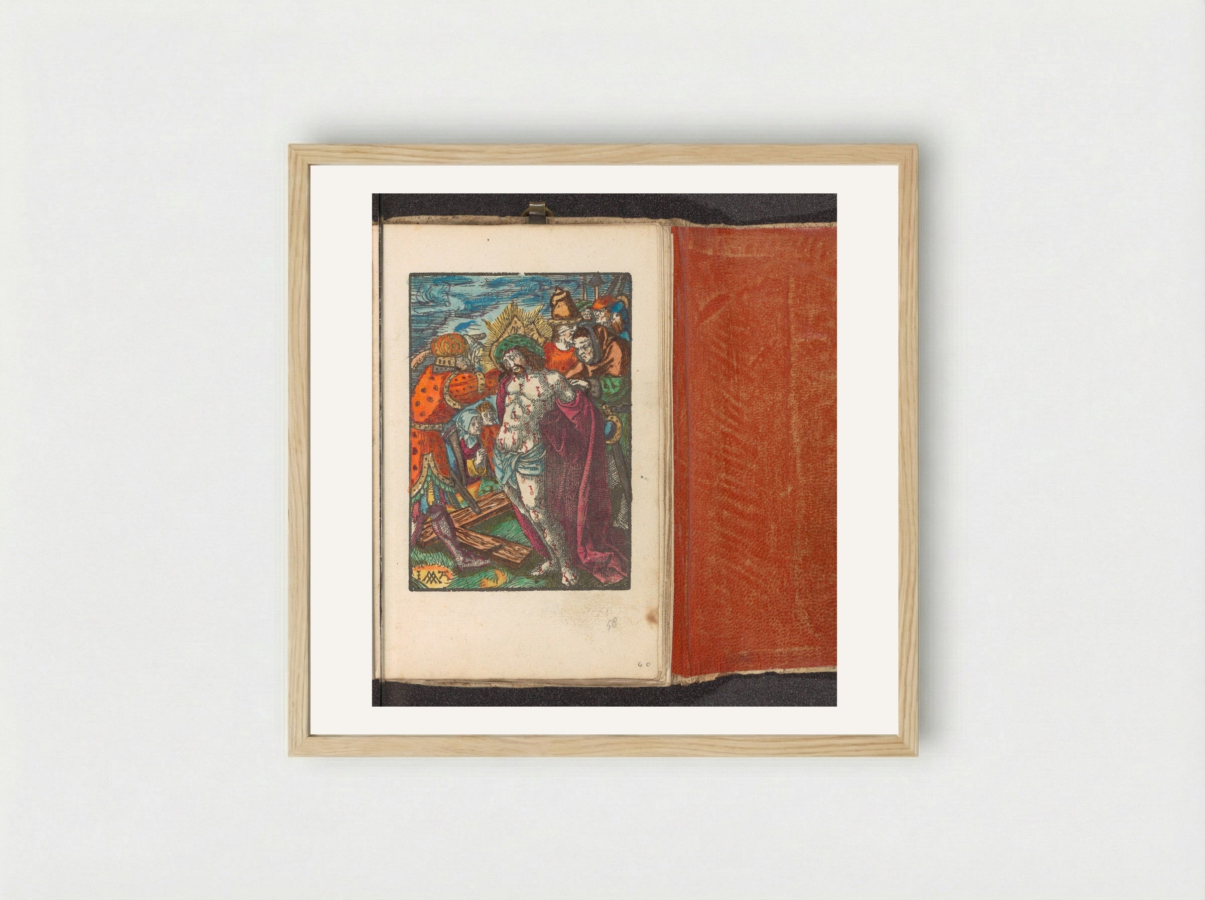 Christ Stripped of His Garments - Doen Pietersz. - Framed Print Wood