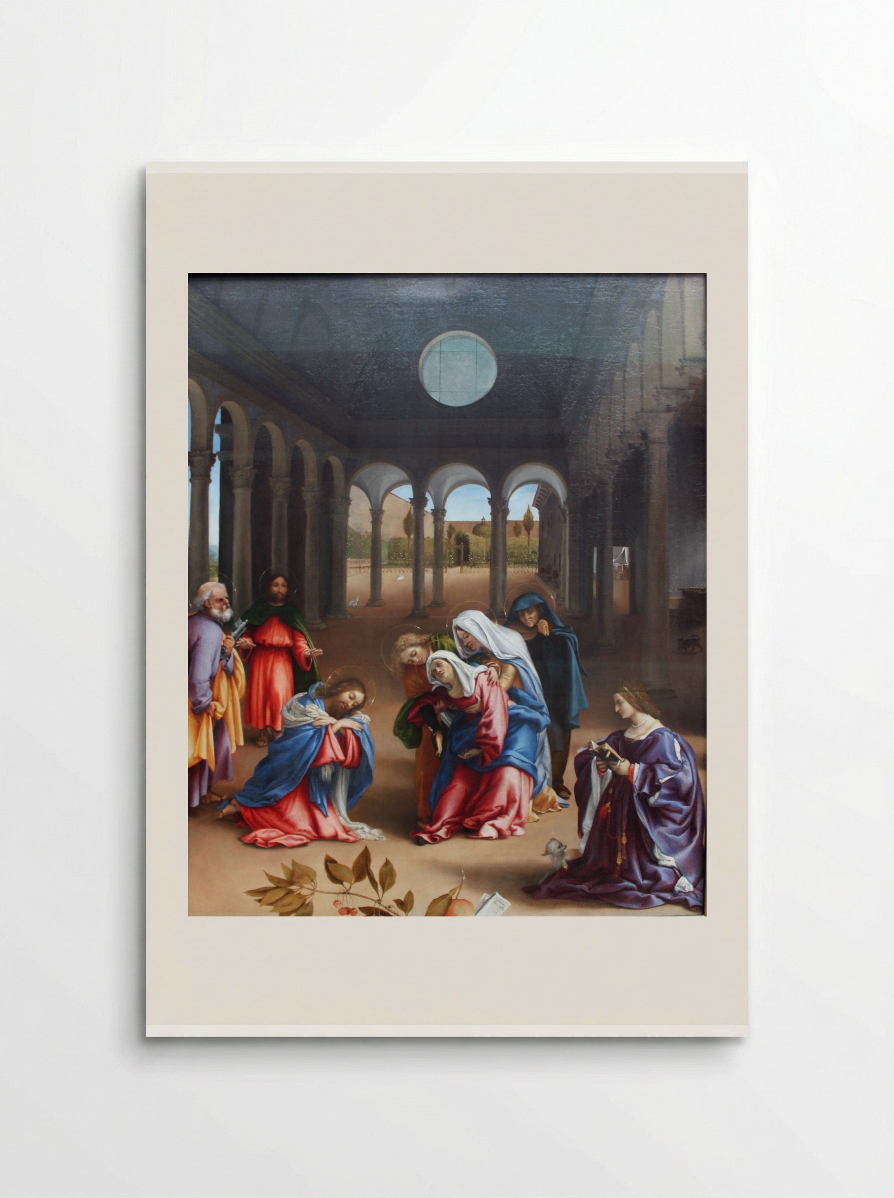 Christ Taking Leave of His Mother - Lorenzo Lotto - Poster