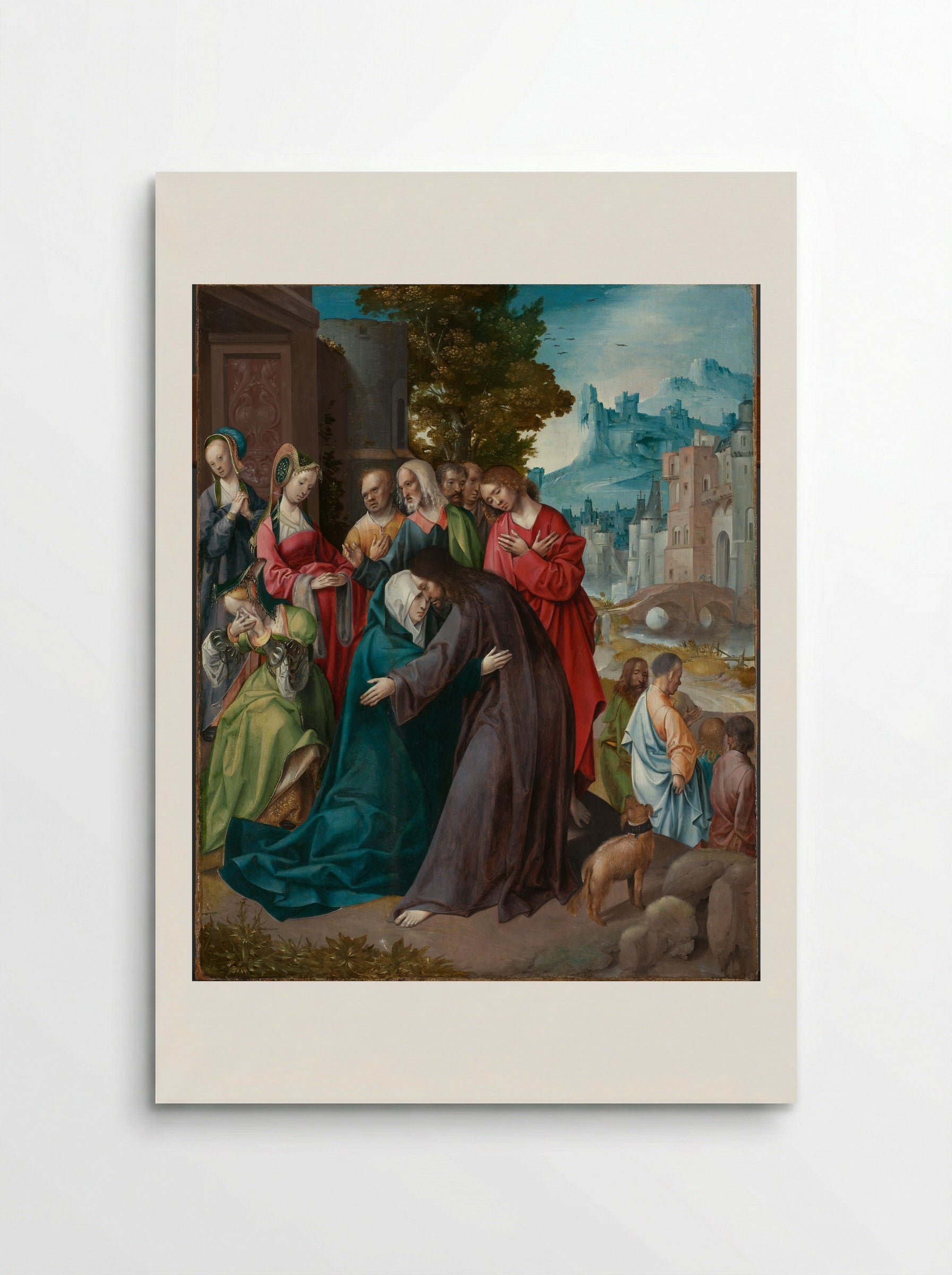 Christ Taking Leave of His Mother - Cornelis Engebrechtsz. - Poster