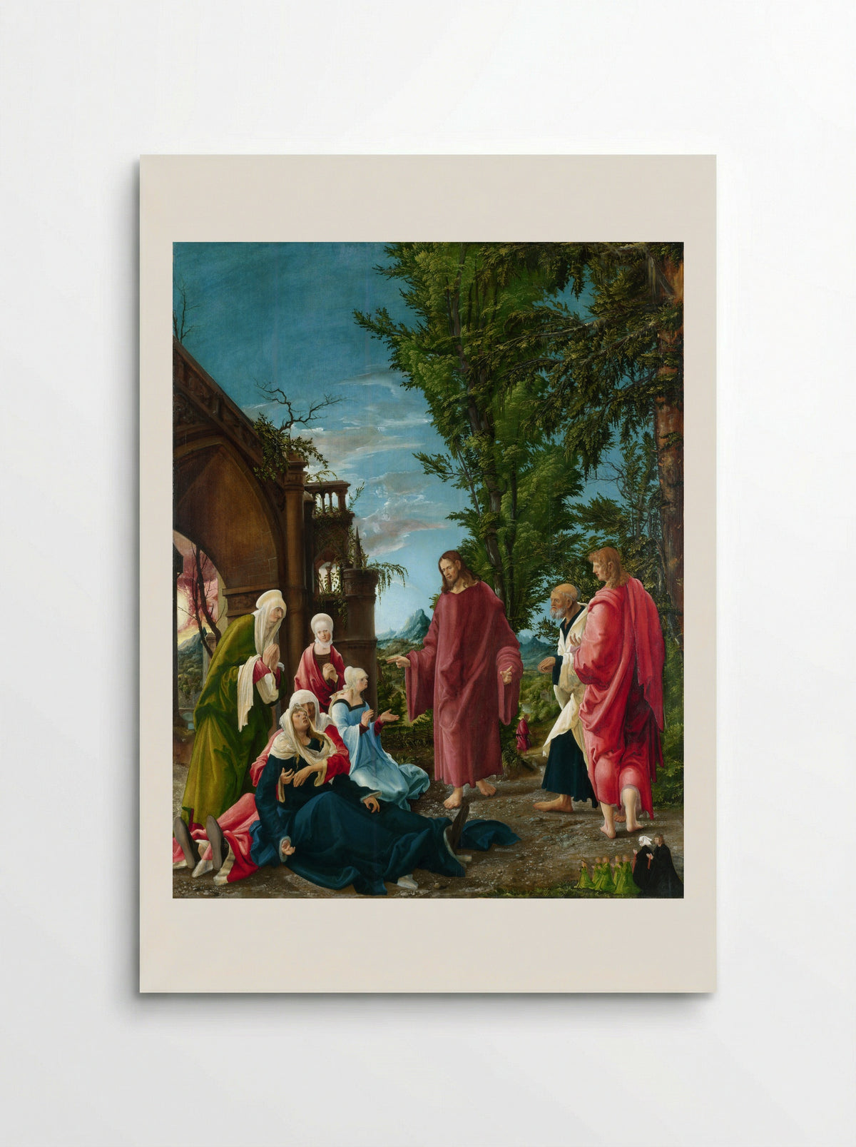 Christ Taking Leave of his Mother - Wolf Traut - Poster