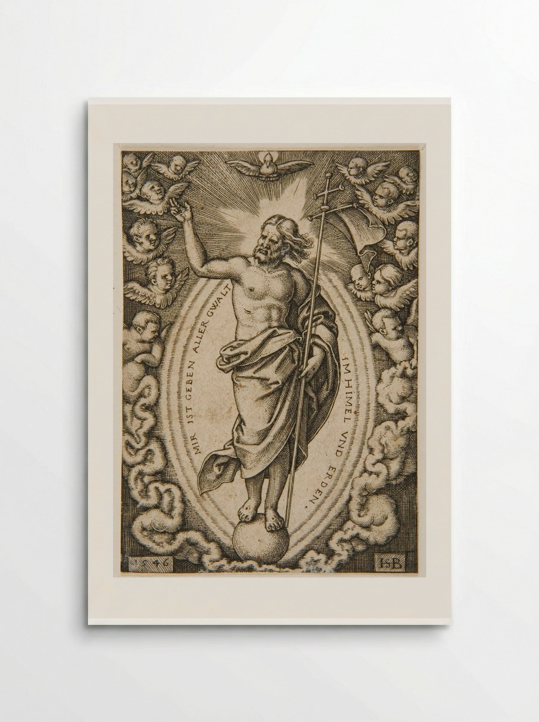 Christ Triumphant - Sebald Beham - Poster