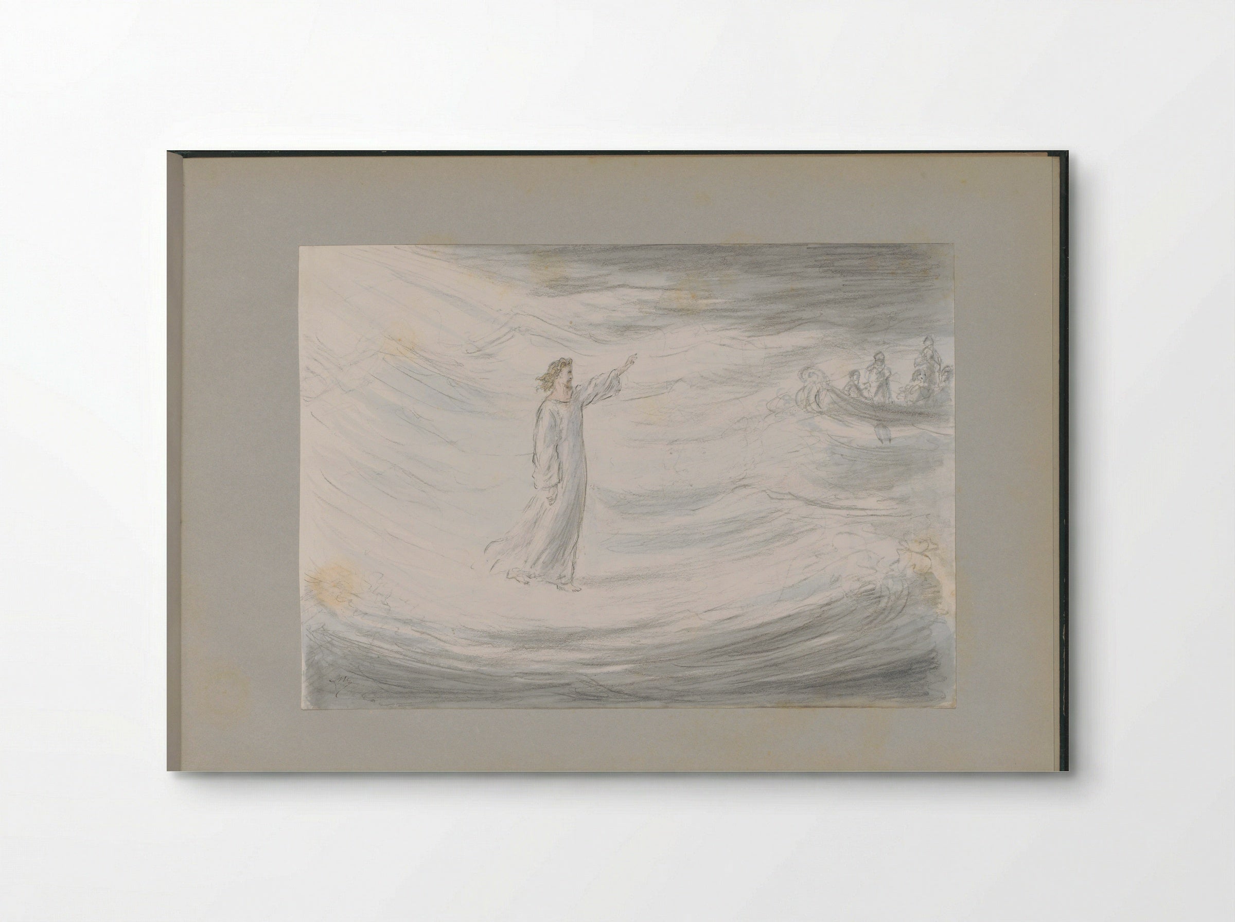 Christ Walking on Water - Alexander Ver Huell - Poster