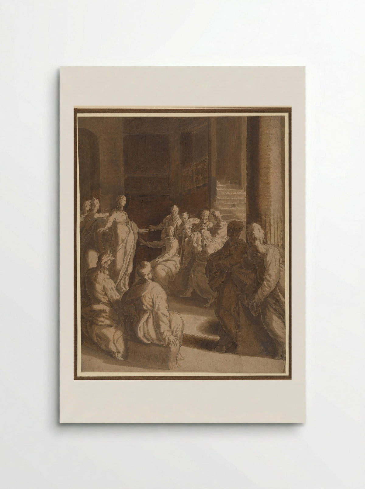 Christ among the Doctors - Adriaan de Weerdt - Poster