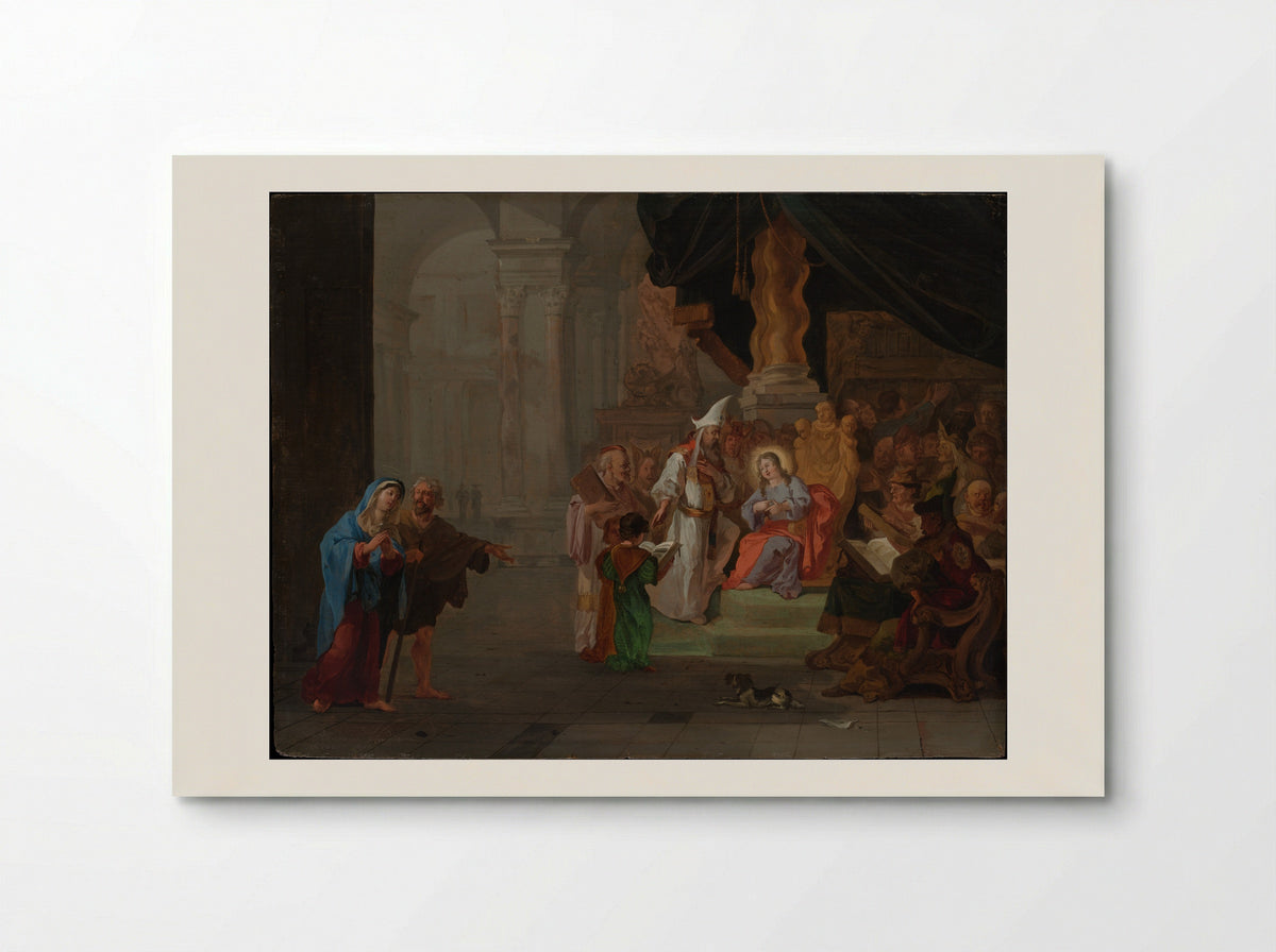 Christ among the Doctors - Abraham Hondius - Poster