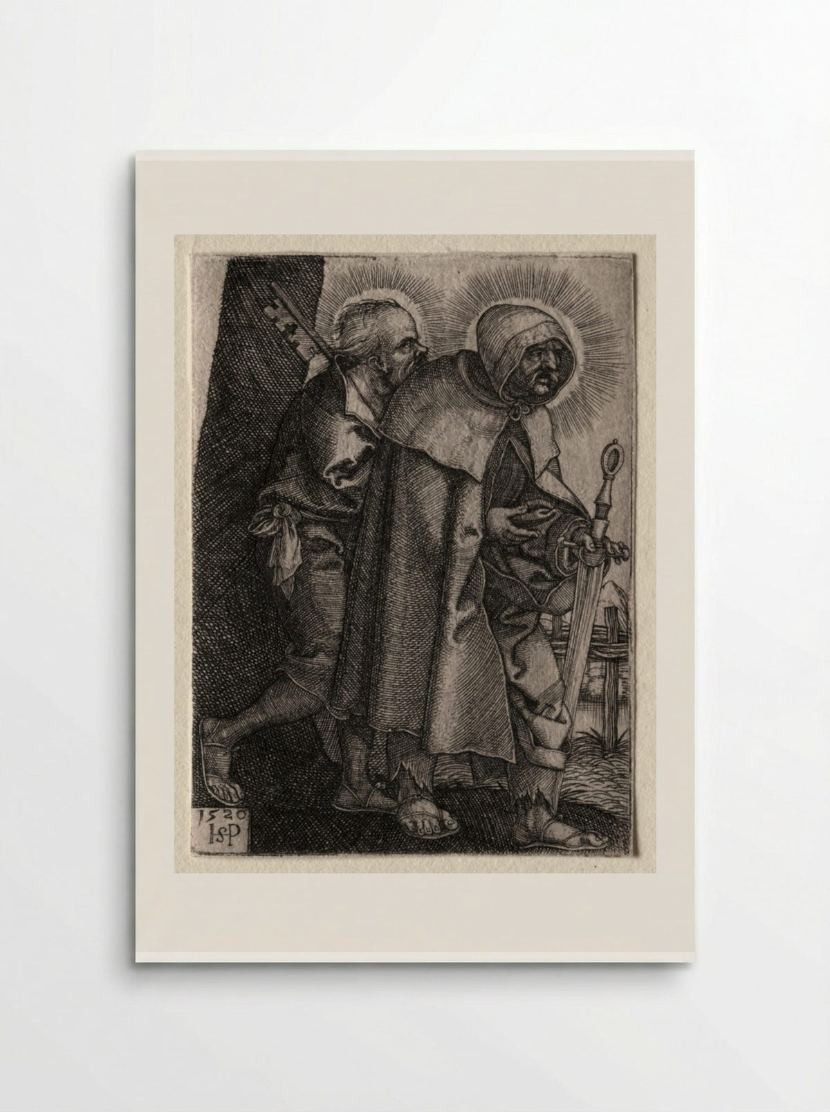 Christ and the Apostles: St. Peter and St. Paul - Hans Sebald Beham - Poster