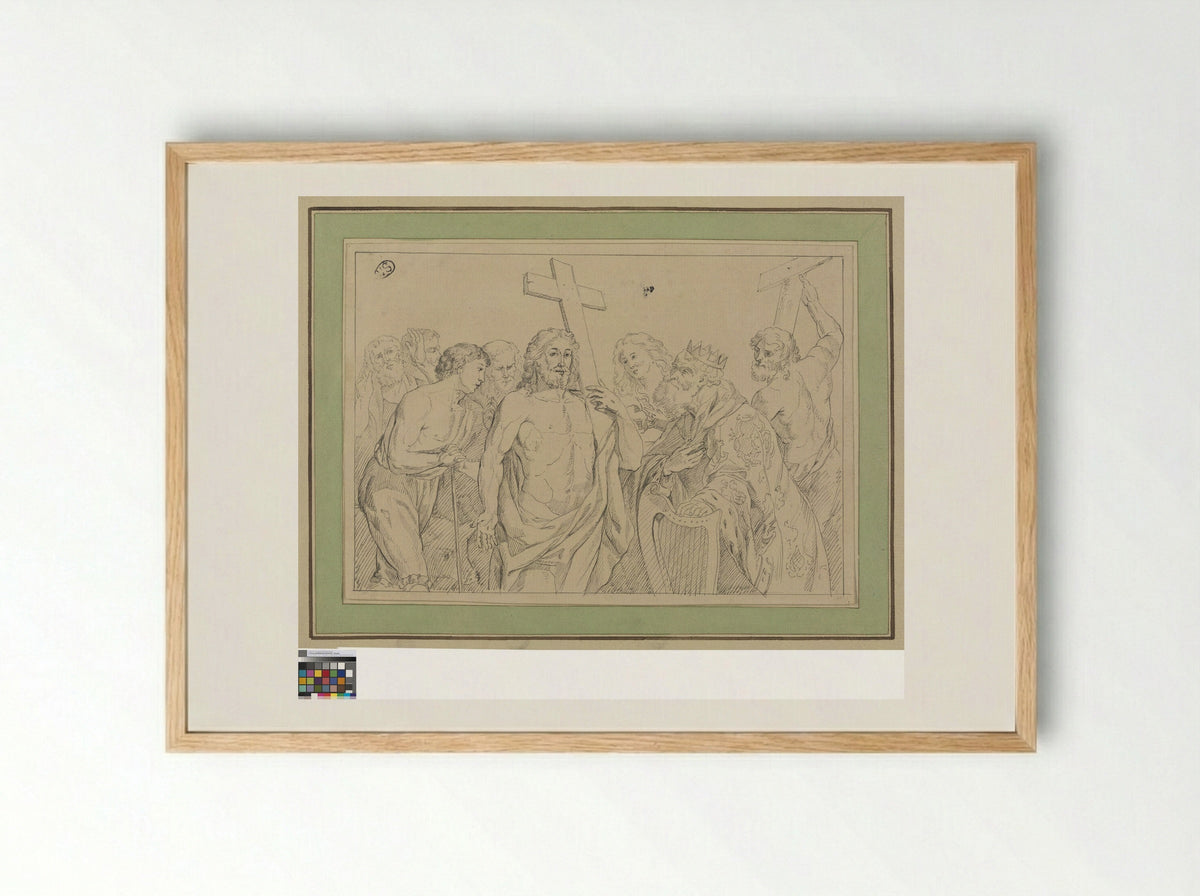 Christ and the Penitent Sinners - Gerard Seghers - Framed Print Wood