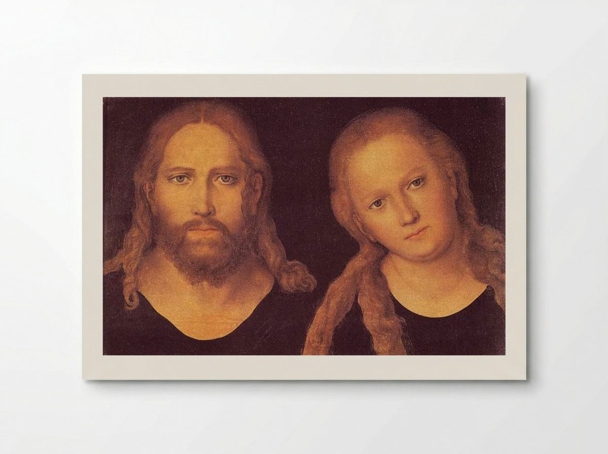 Christ and the Virgin - Lucas Cranach the Elder - Poster