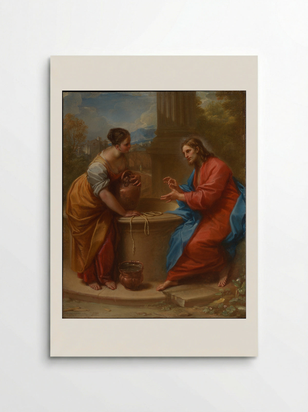 Christ and the Woman of Samaria - Benedetto Luti - Poster