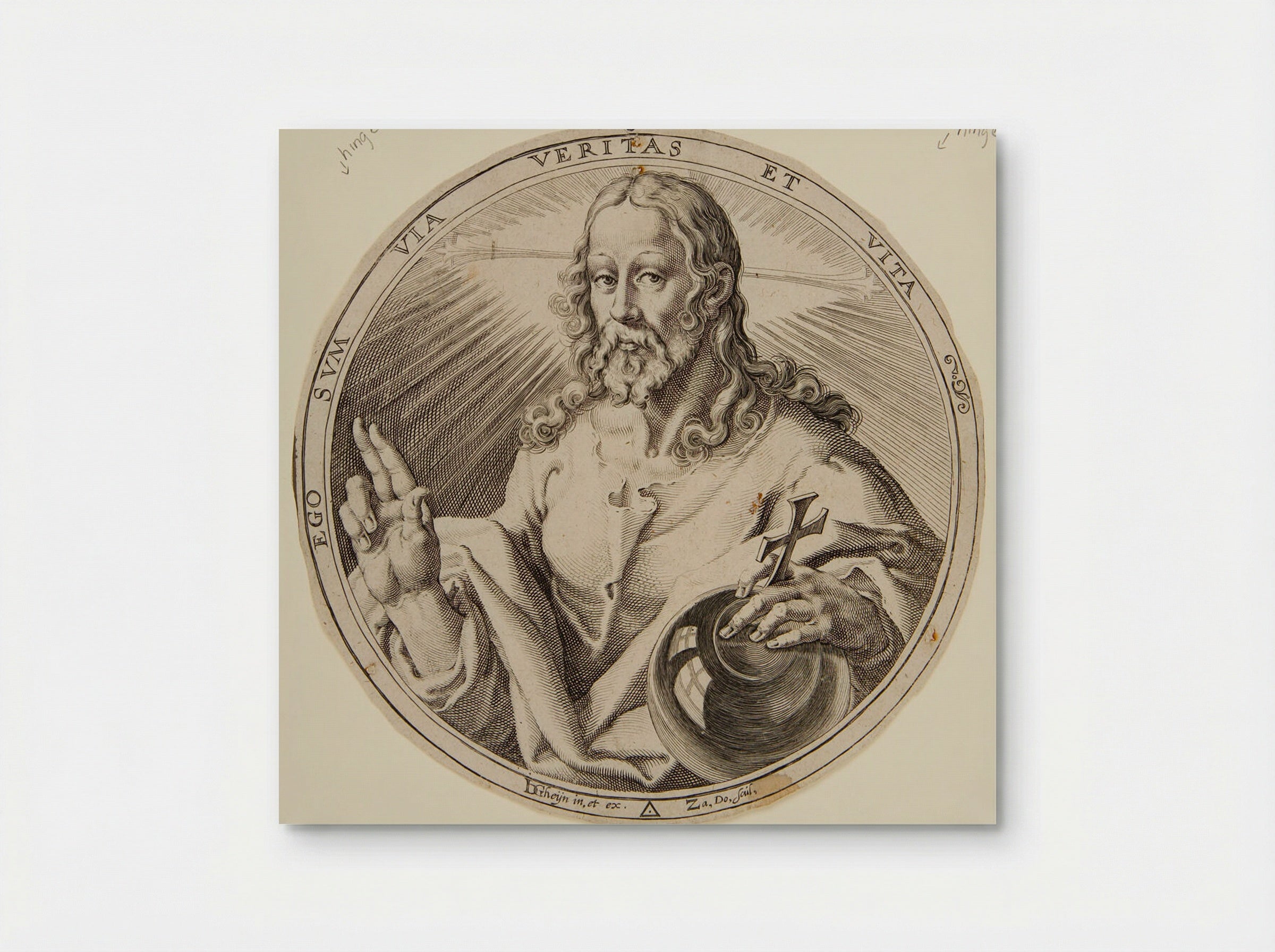 Christ as Salvator Mundi - Zacharias Dolendo - Poster