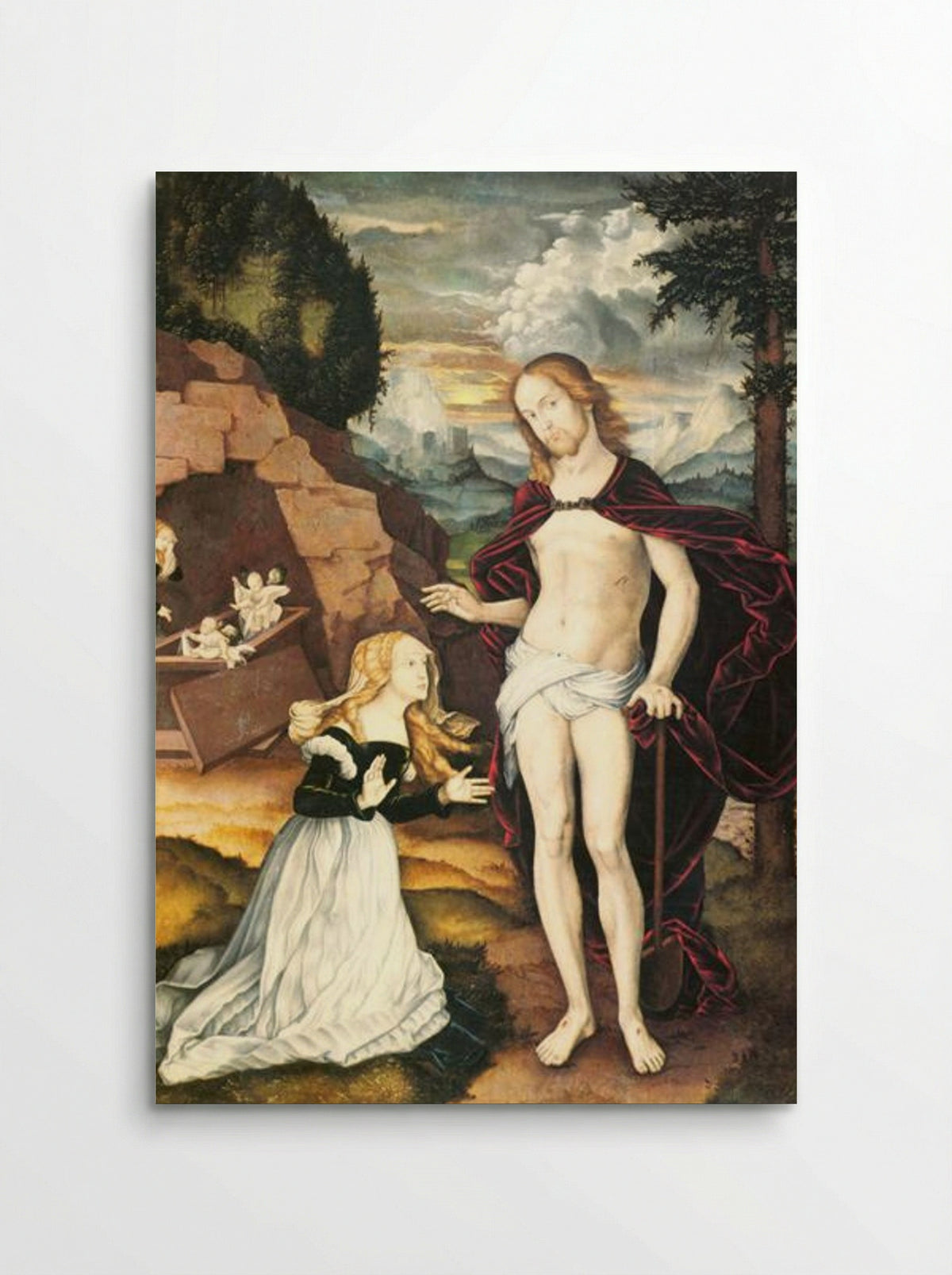 Christ as a Gardener (Noli me tangere) - Hans Baldung Grien - Poster