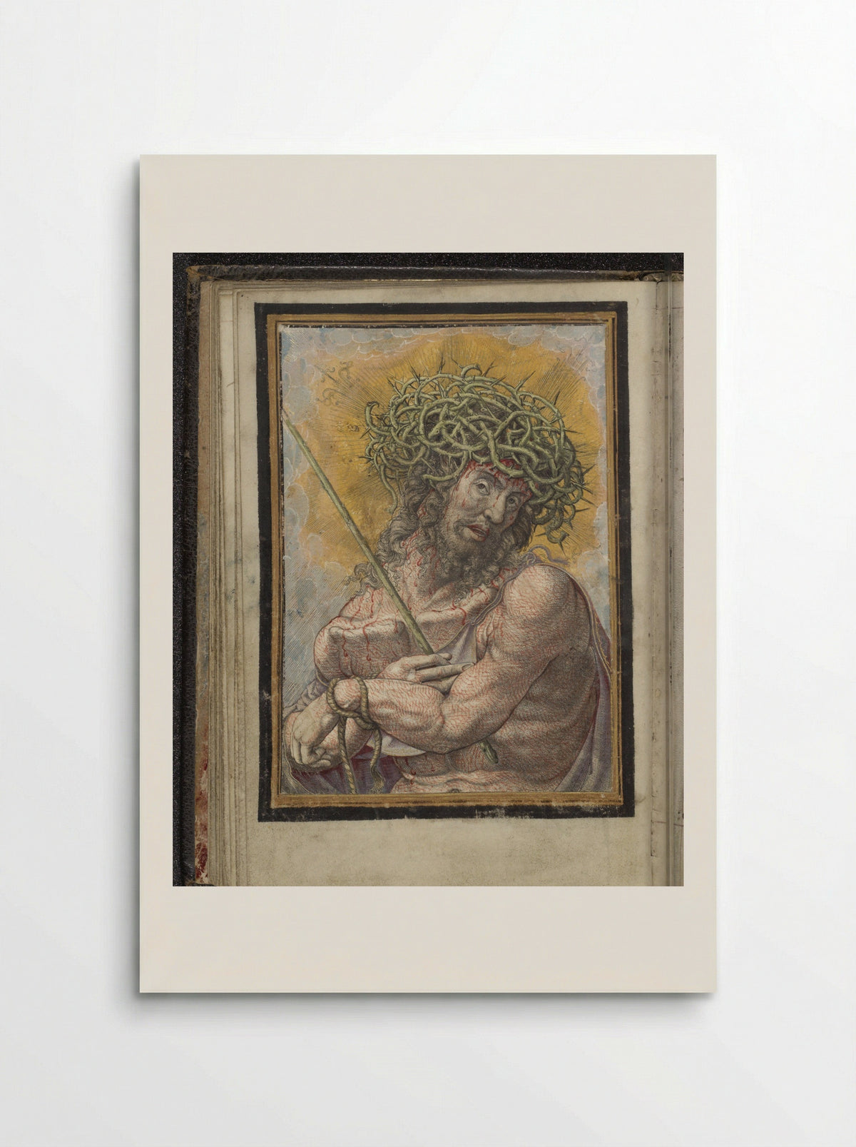 Christ as the Man of Sorrows - Frans Crabbe van Espleghem - Poster