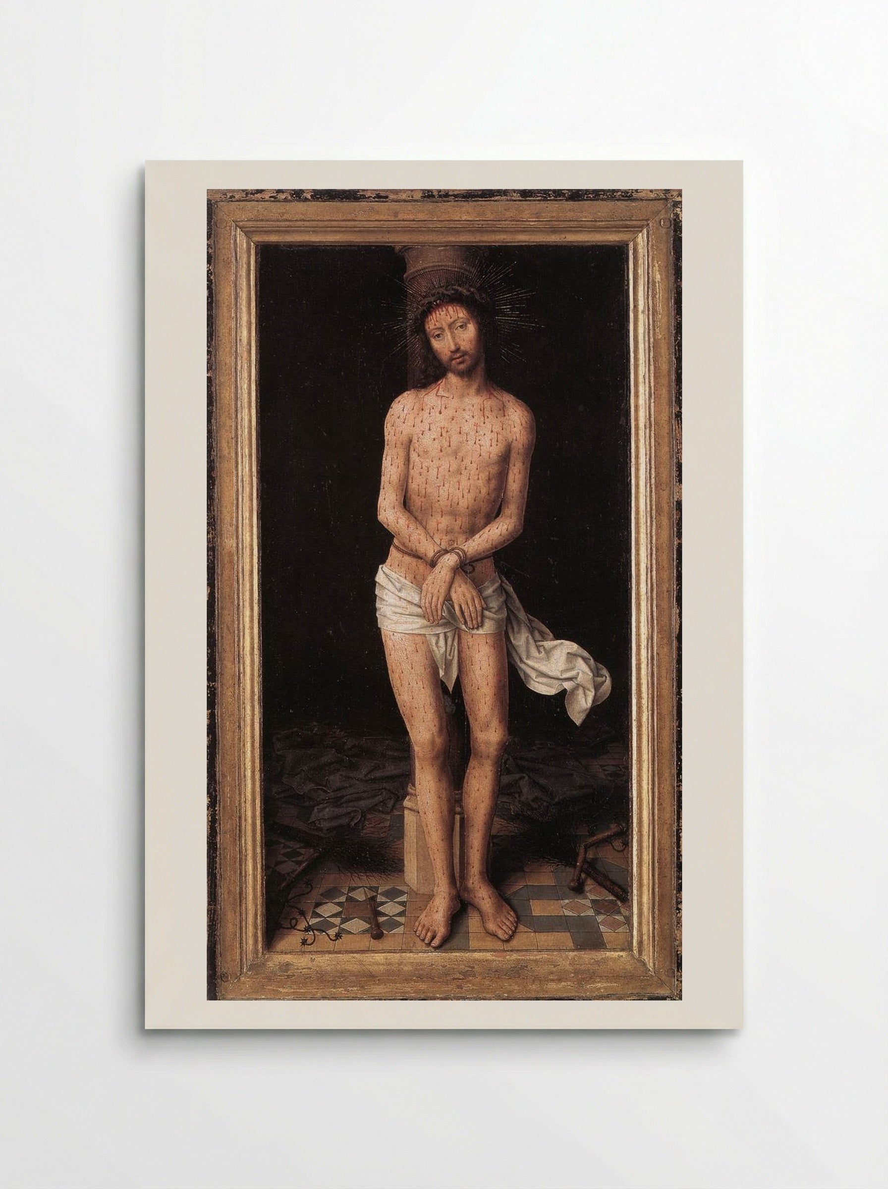 Christ at the Column - Hans Memling - Poster