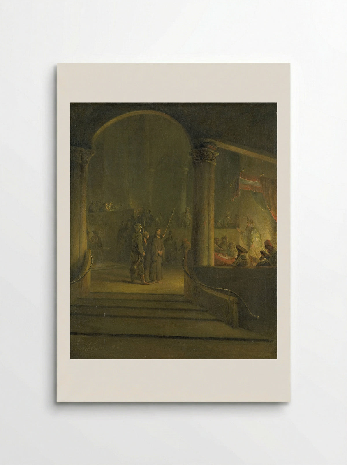Christ before Caiaphas - Aert de Gelder - Poster