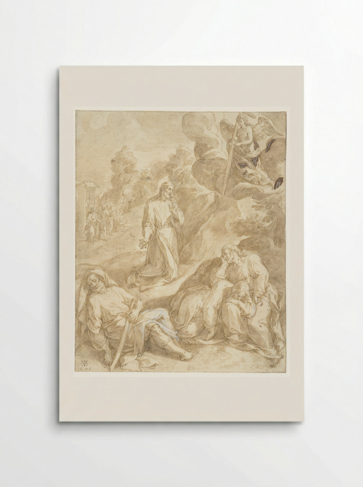 Christ in Gethsemane - Chrispijn van den Broeck - Poster