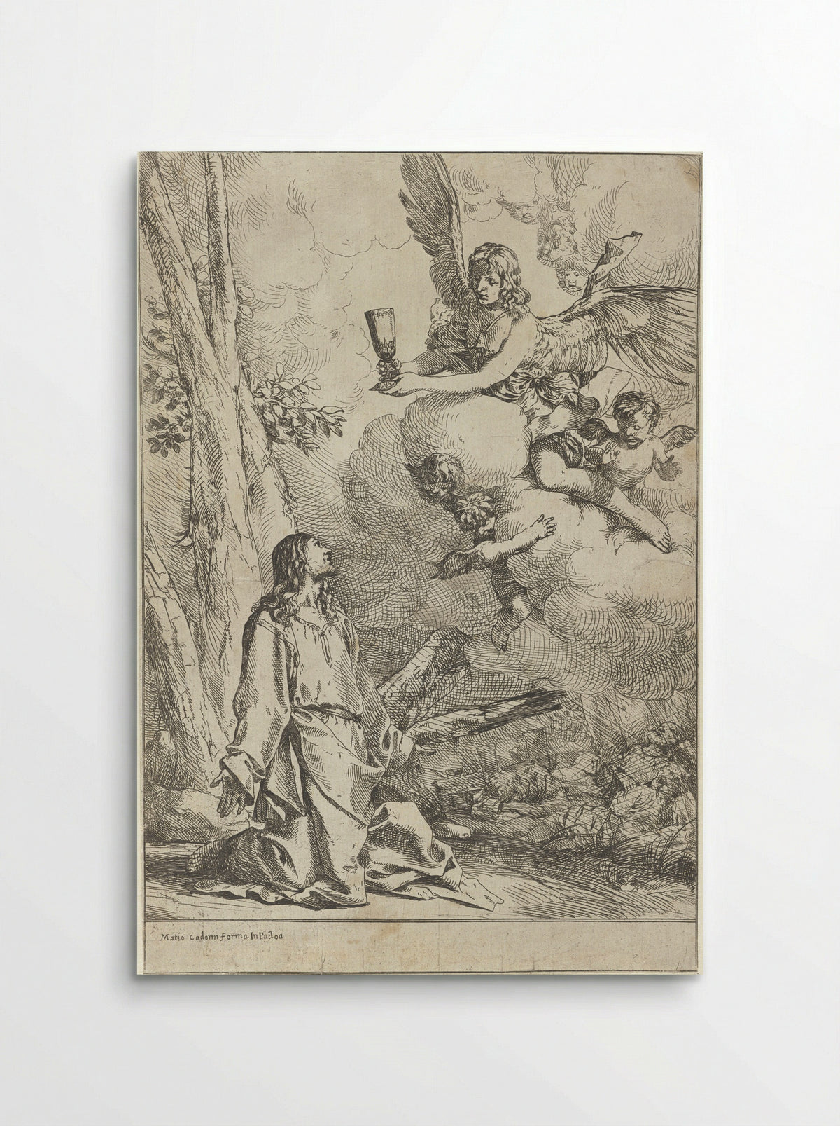 Christ in the Garden of Gethsemane - Giulio Carpioni - Poster