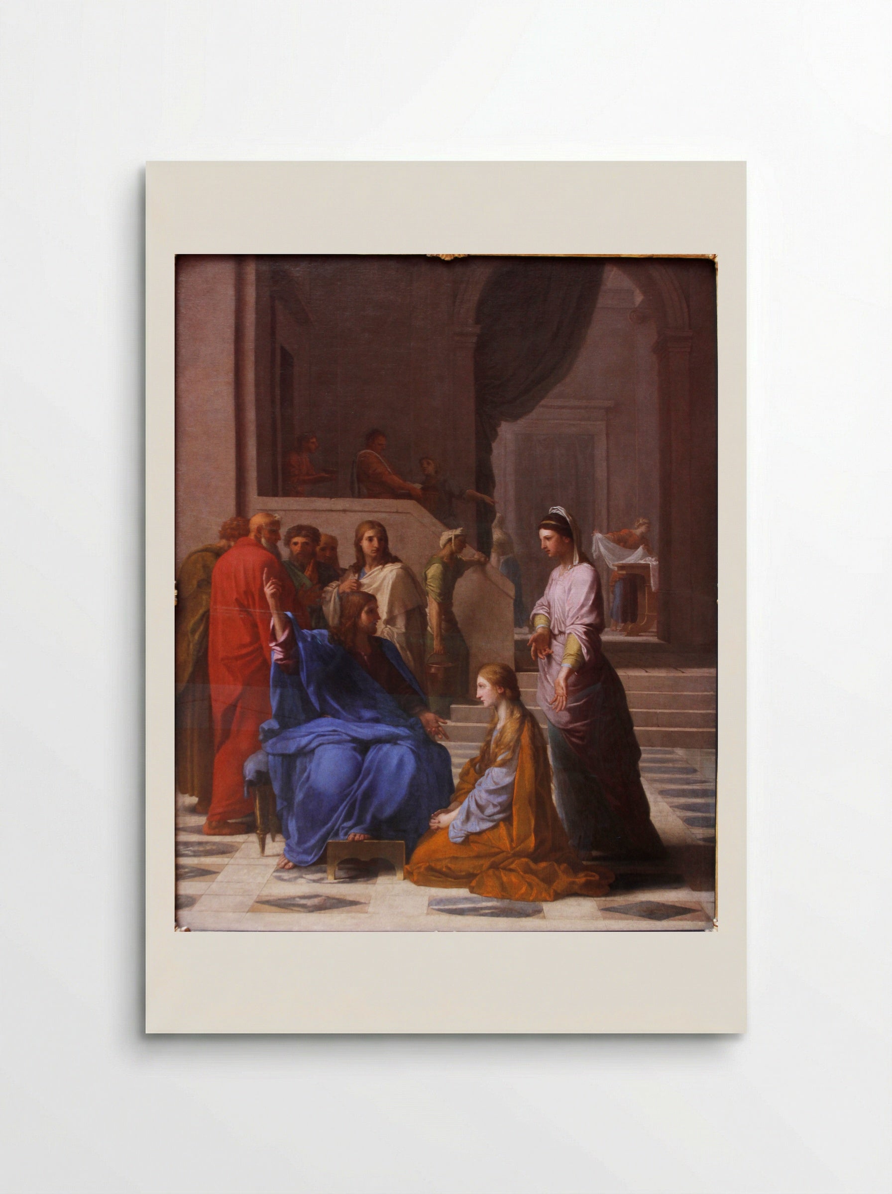 Christ in the House of Martha and Mary - Eustache Le Sueur - Poster