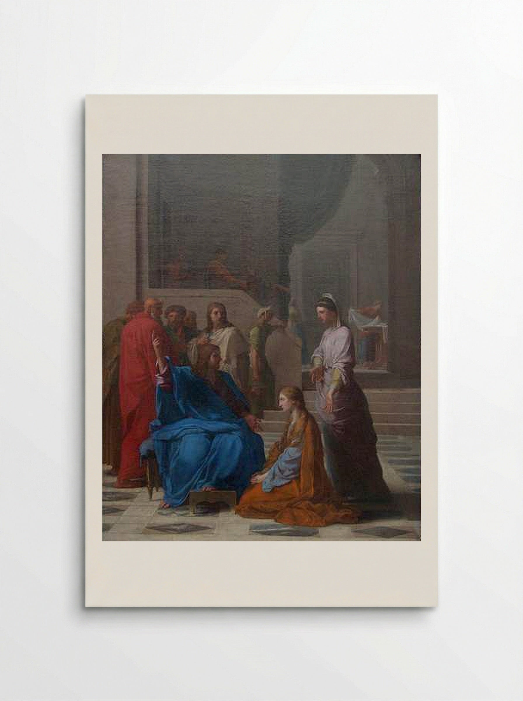 Christ in the House of Martha and Mary - Eustache Le Sueur - Poster