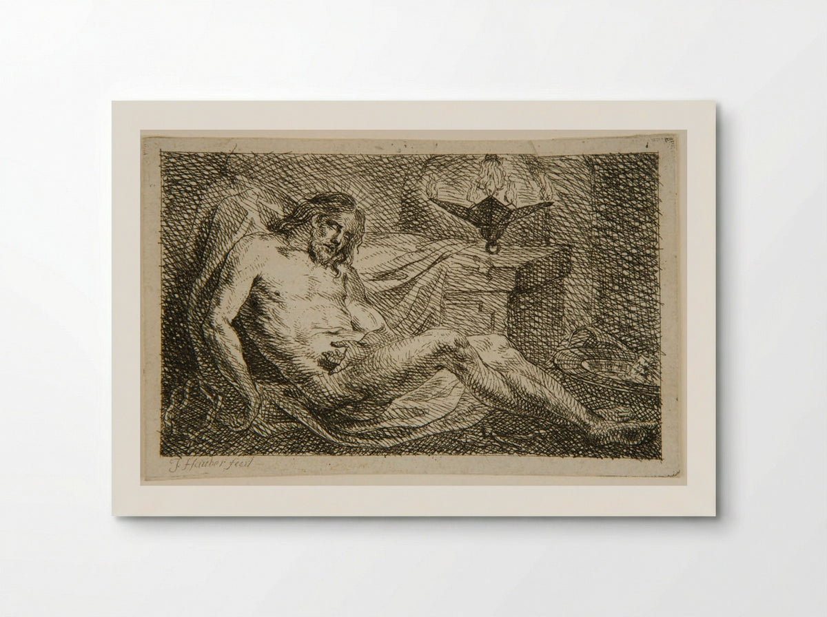 Christ in the Tomb - Joseph Hauber - Poster