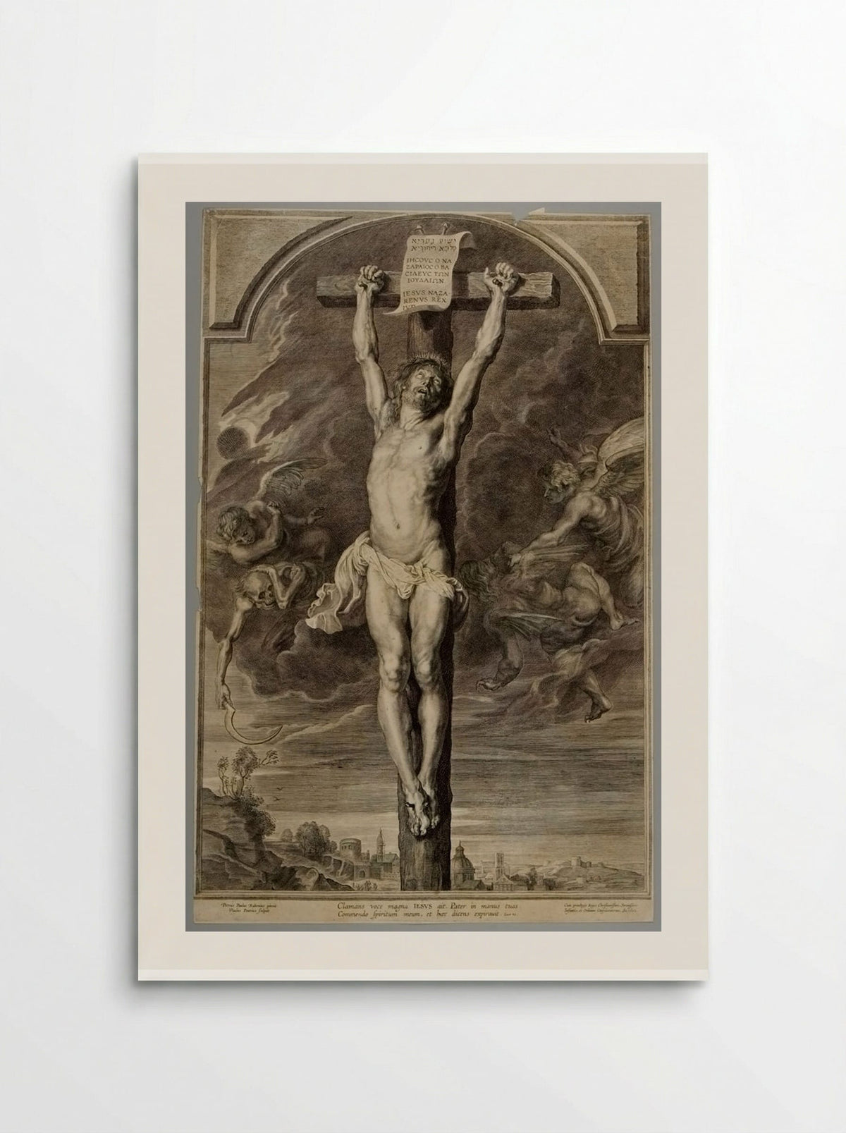 Christ on the Cross - Paulus Pontius - Poster