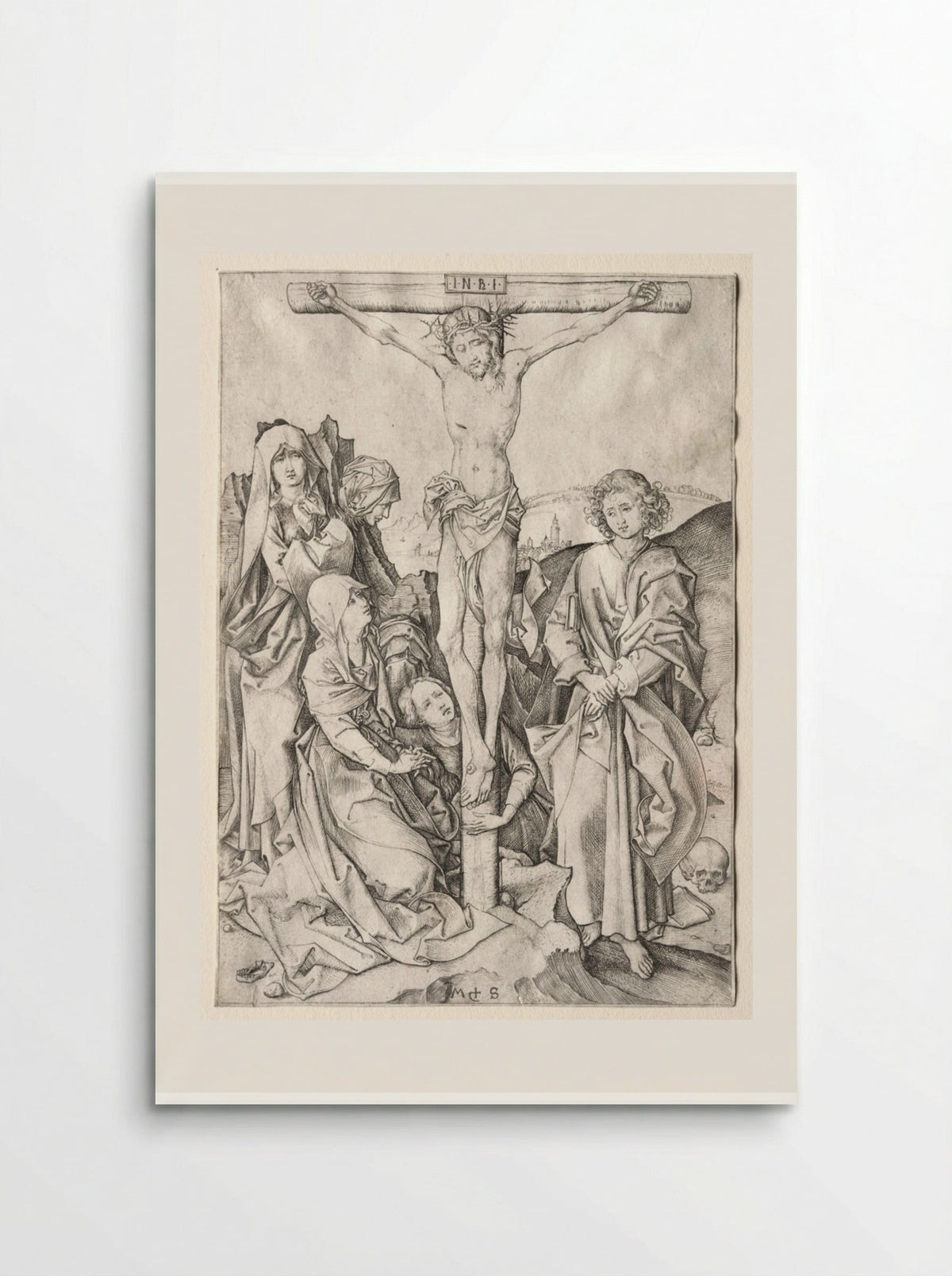 Christ on the Cross - Martin Schongauer - Poster