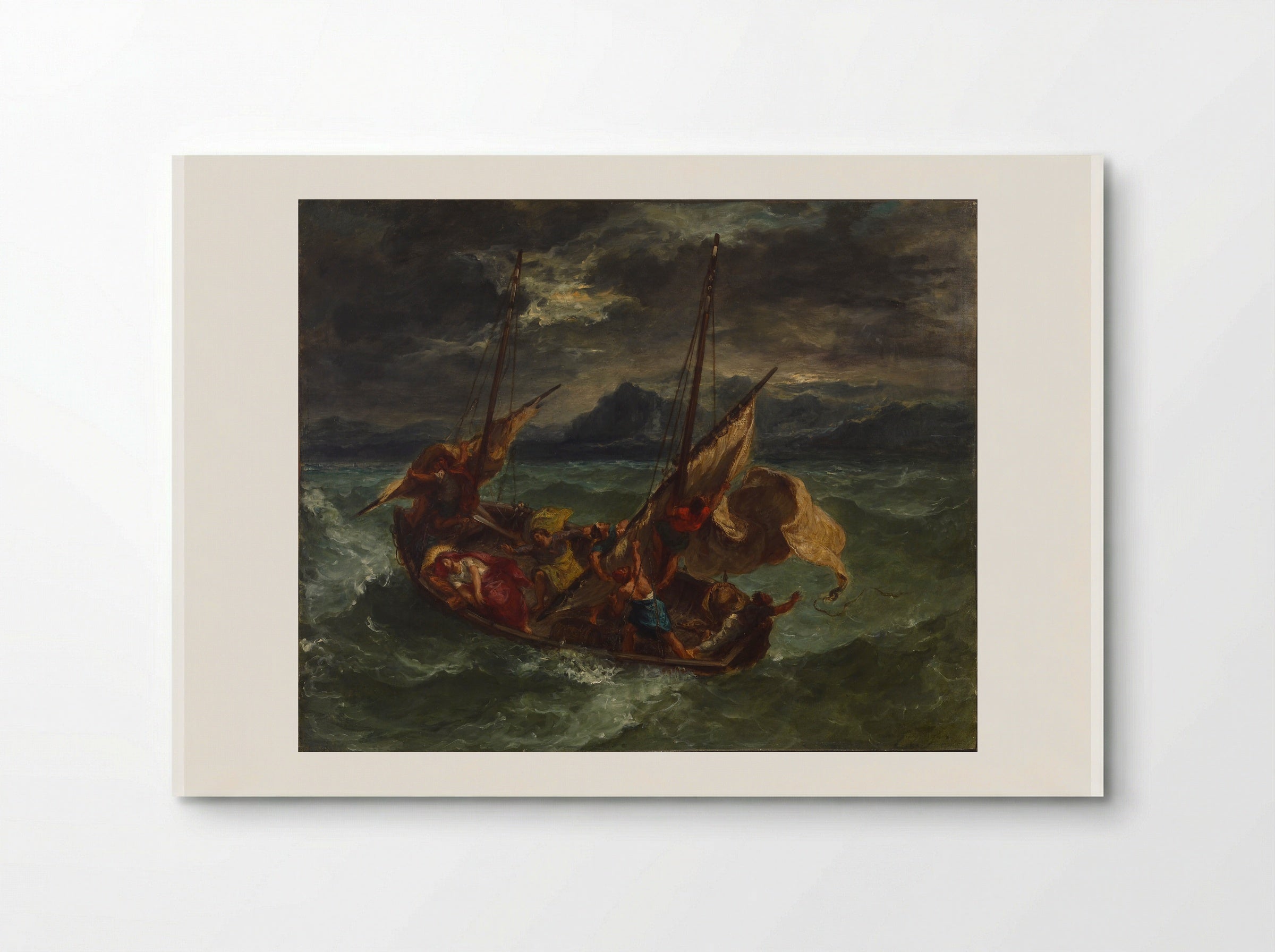 Christ on the Sea of Galilee - Eugène Delacroix - Poster