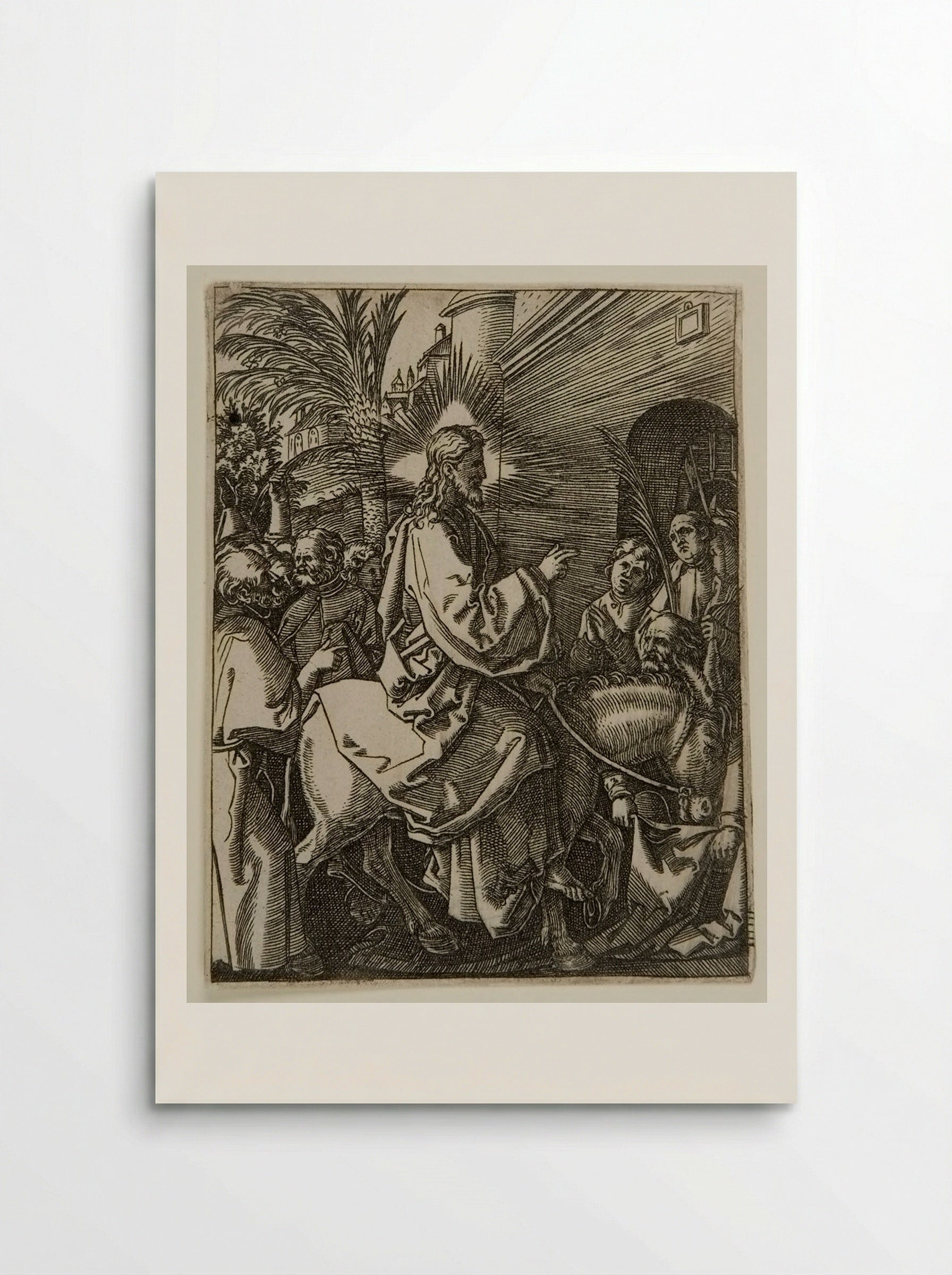 Christ's Entry into Jerusalem - Marcantonio Raimondi - Poster