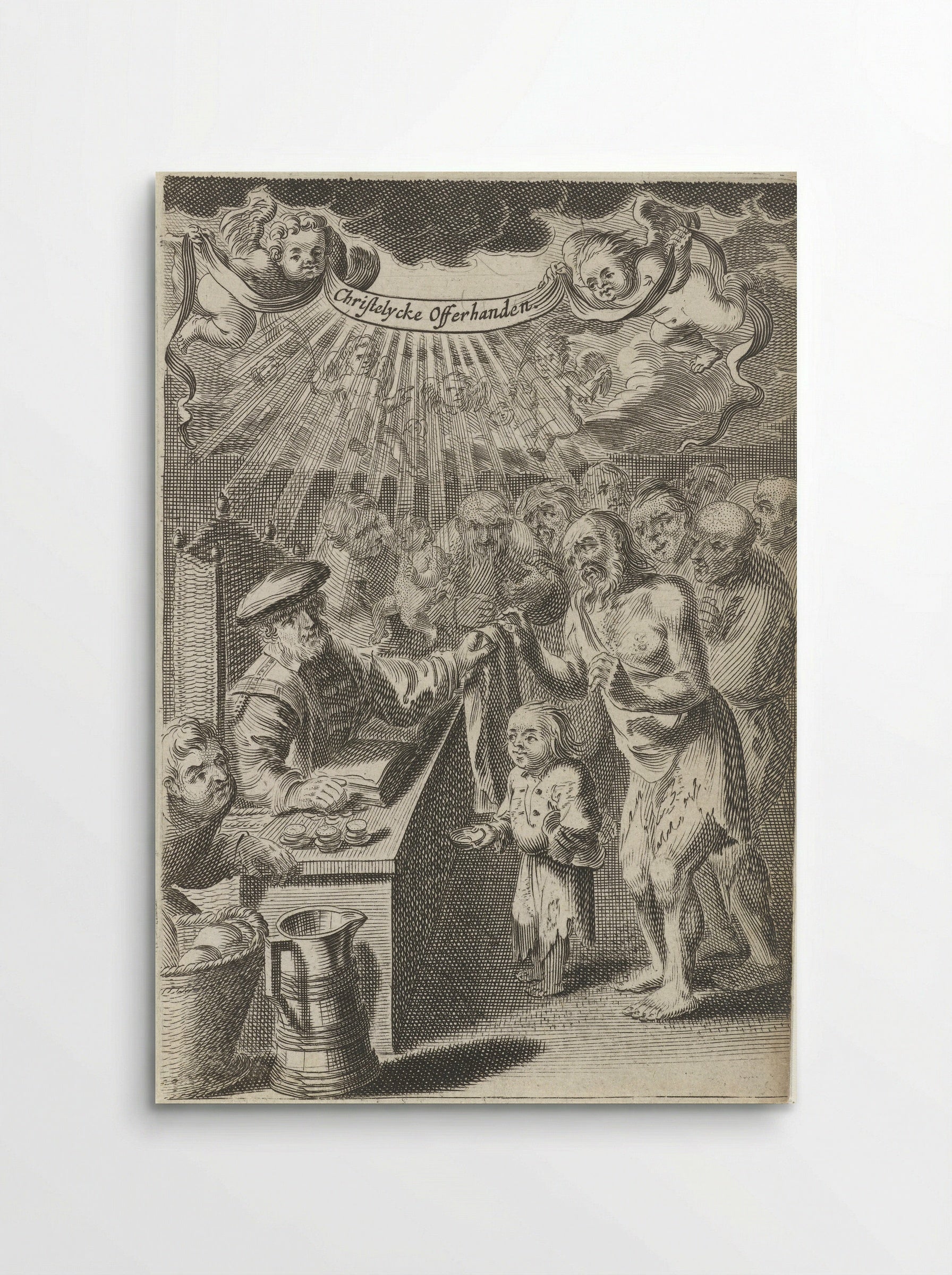 Christelijke bijstand aan de armen - Pieter Nolpe - Poster