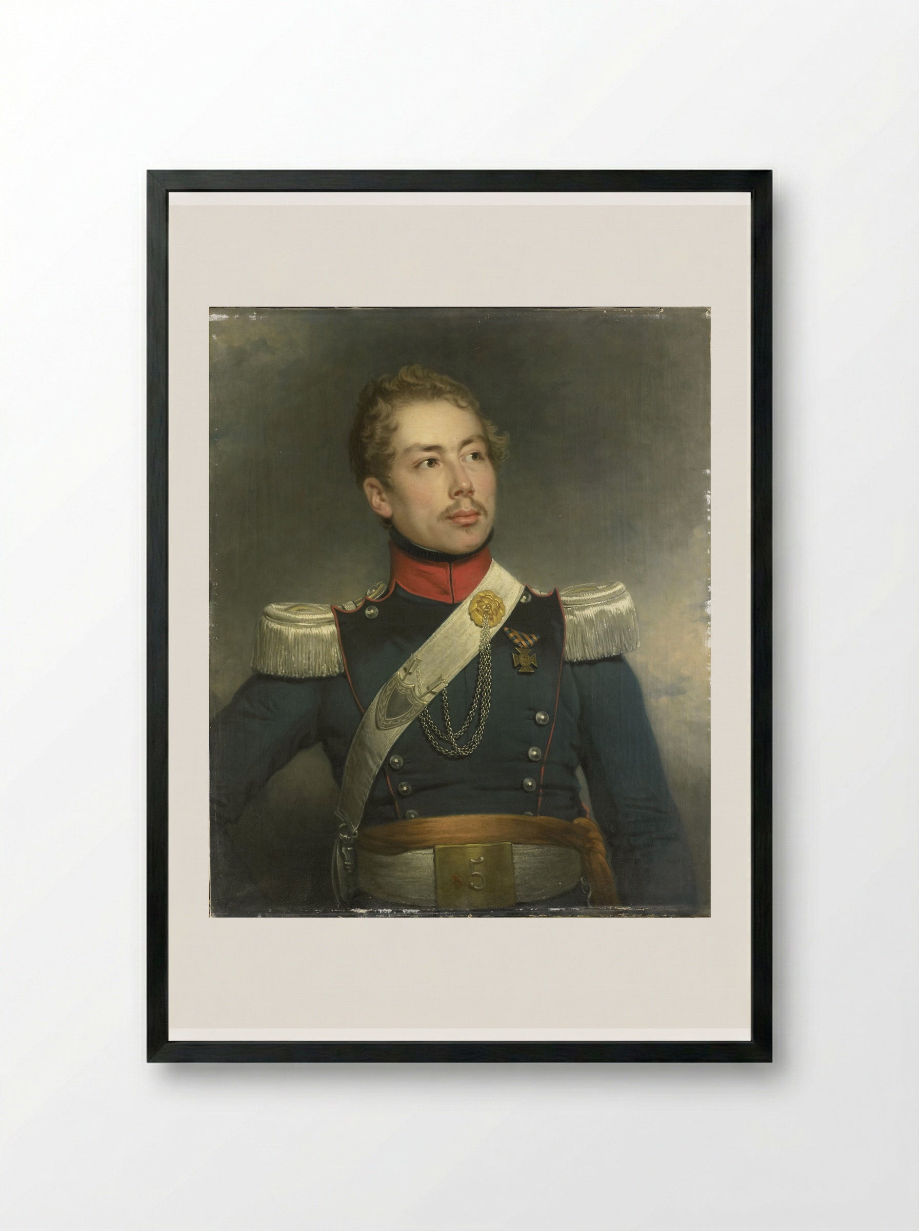 Christian Edouard Fraser - Charles Howard Hodges - Framed Print Black