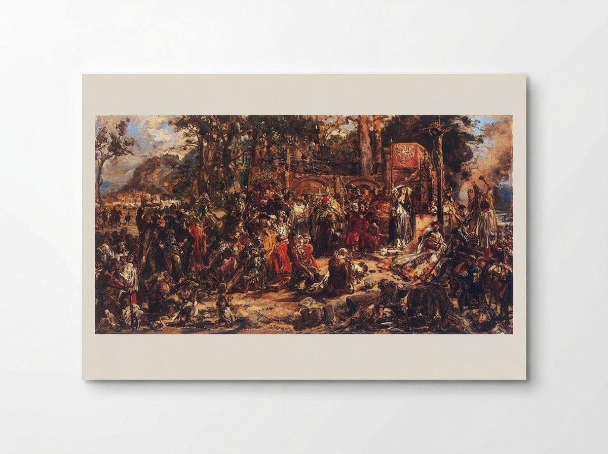 Christianization of Lithuania A.D. 1387 - Jan Matejko - Poster