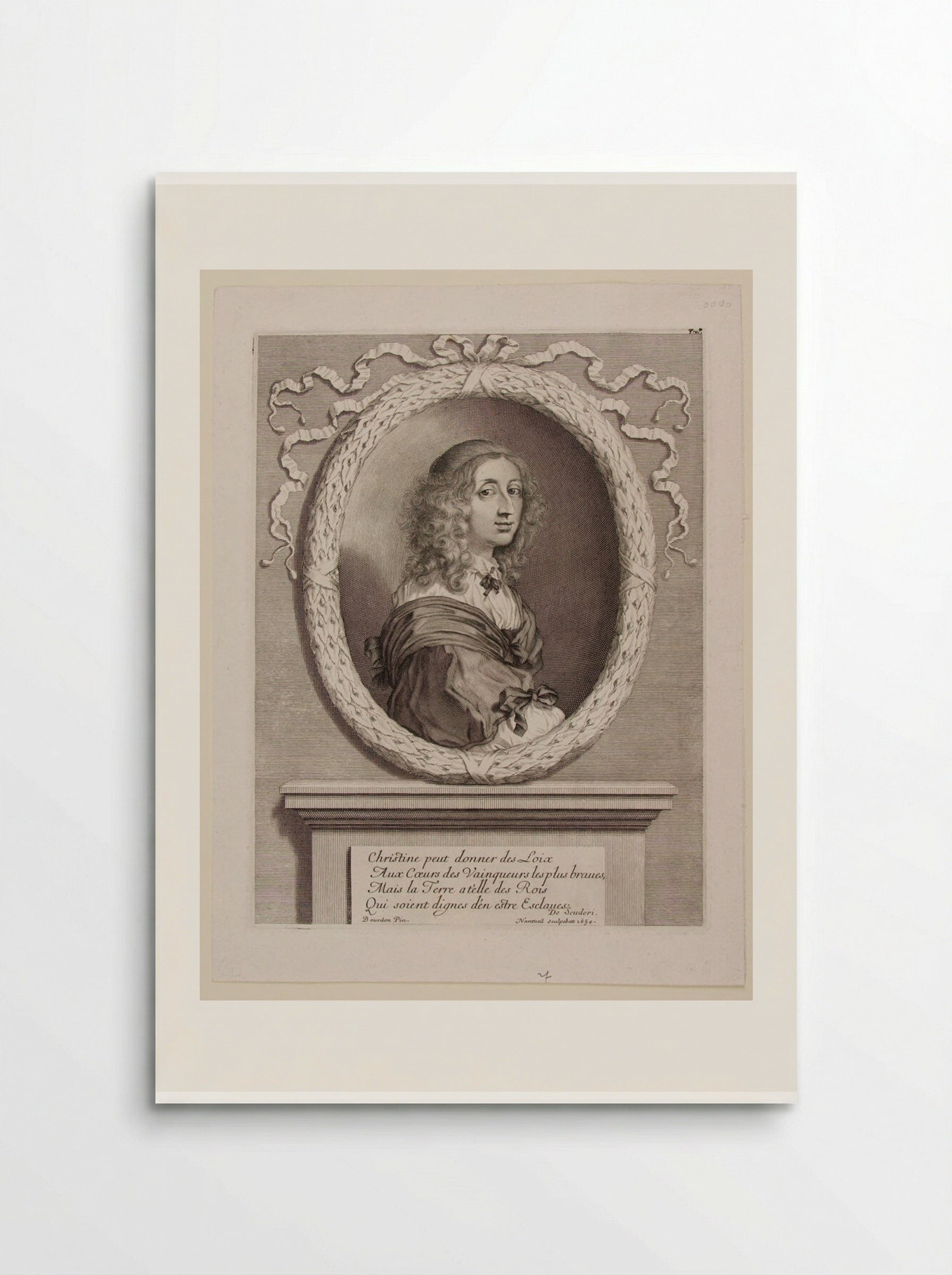 Christine, Queen of Sweden - Robert Nanteuil - Poster