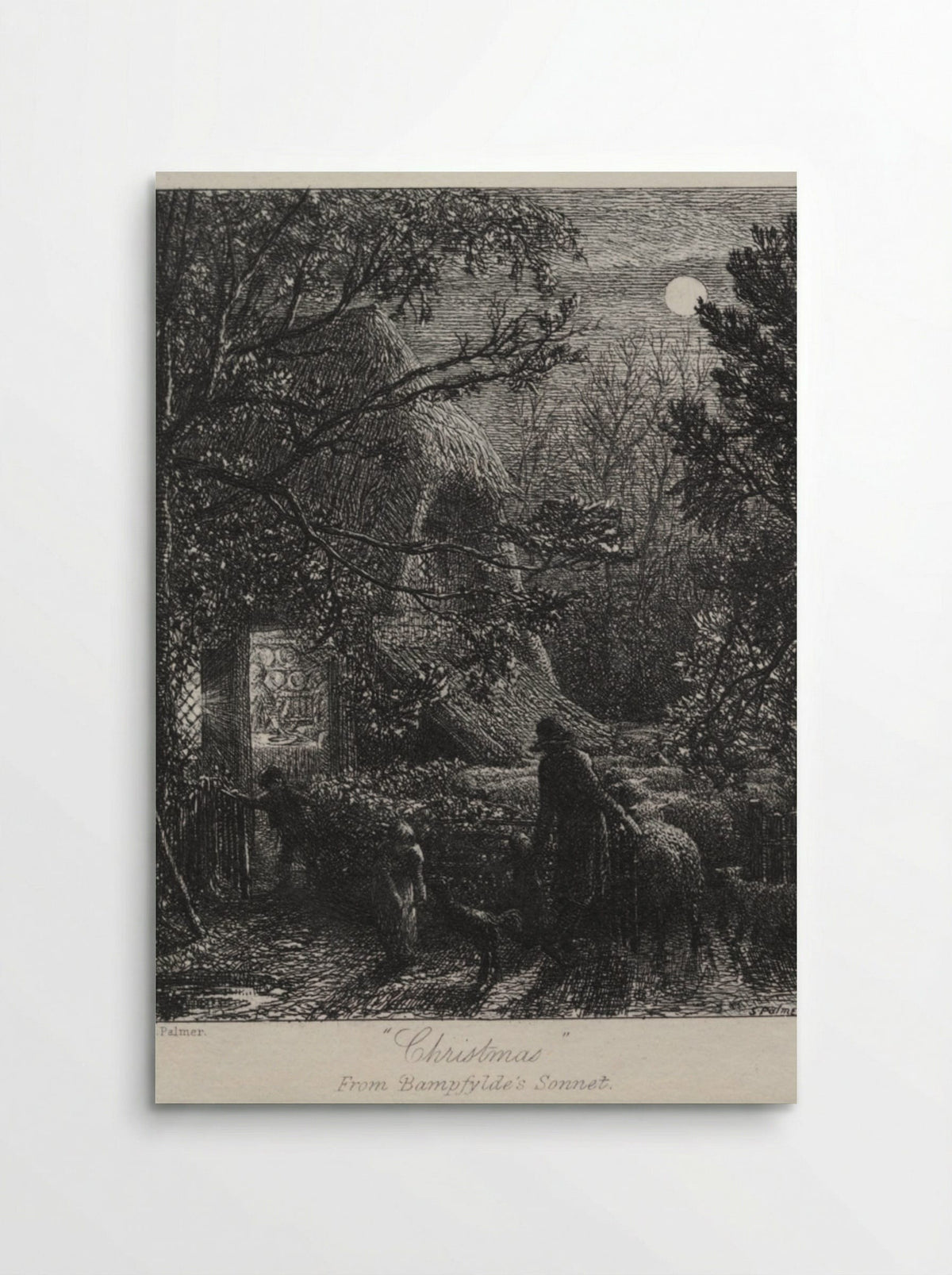 Christmas (Folding the Last Sheep) - Samuel Palmer - Poster