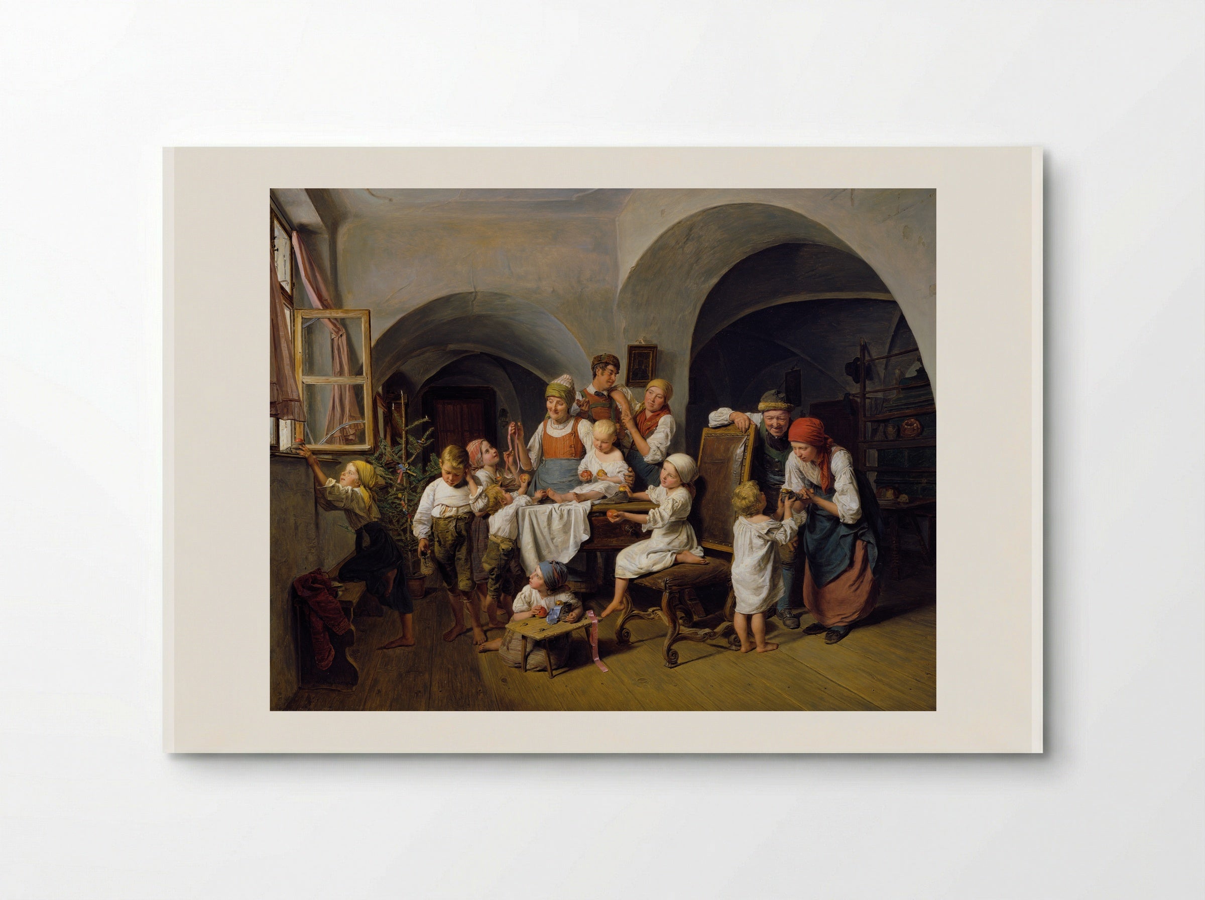 Christmas Morning - Ferdinand Georg Waldmüller - Poster