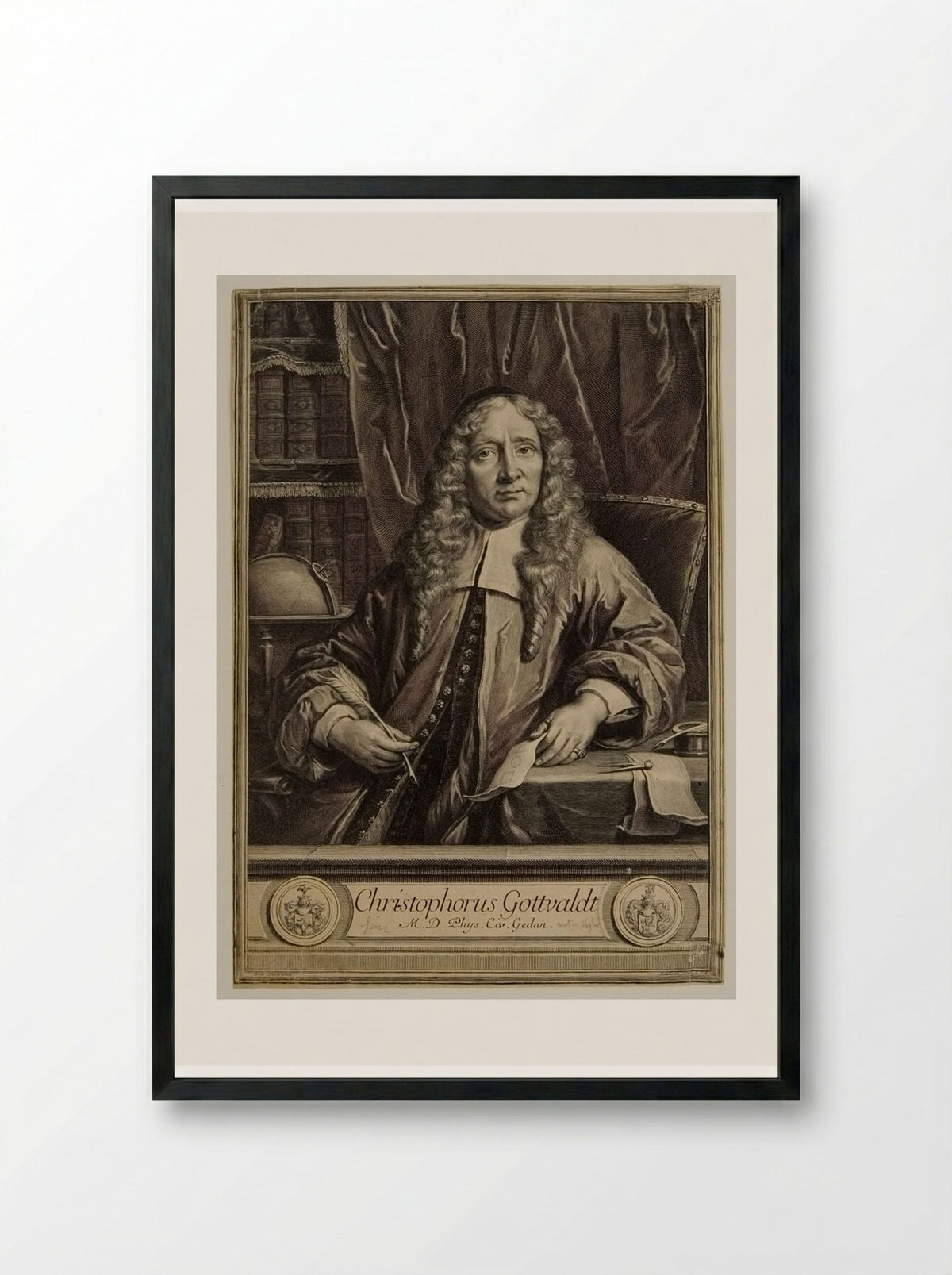 Christophe Gottvaldt - Gérard Edelinck - Framed Print Black