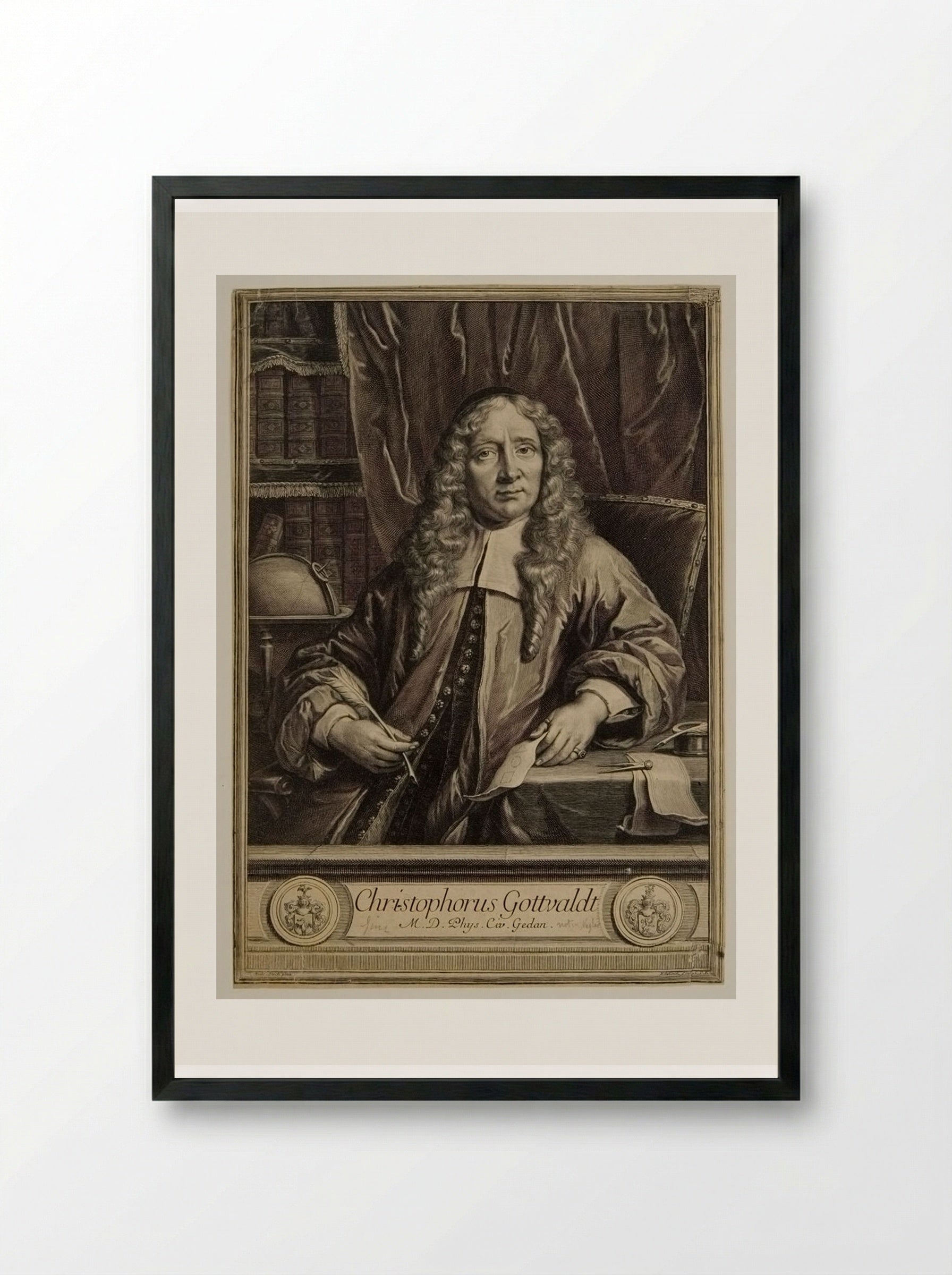Christophe Gottvaldt - Gérard Edelinck - Framed Print Black
