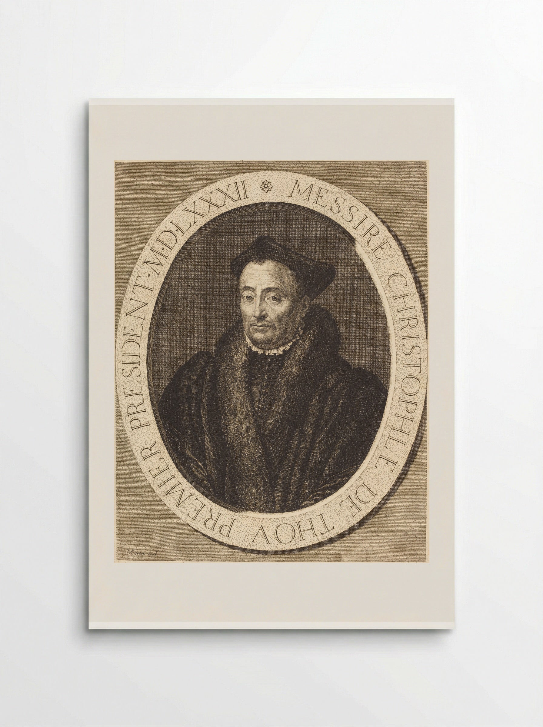 Christophe de Thou - Jean Morin - Poster