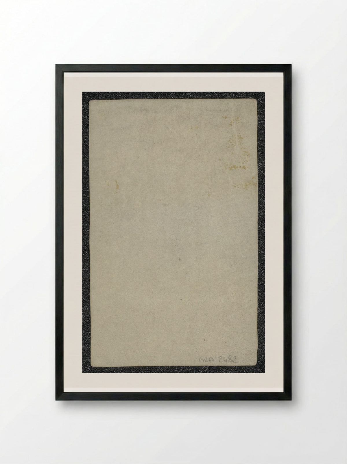 Christus aan het kruis - Hieronymus Wierix - Framed Print Black