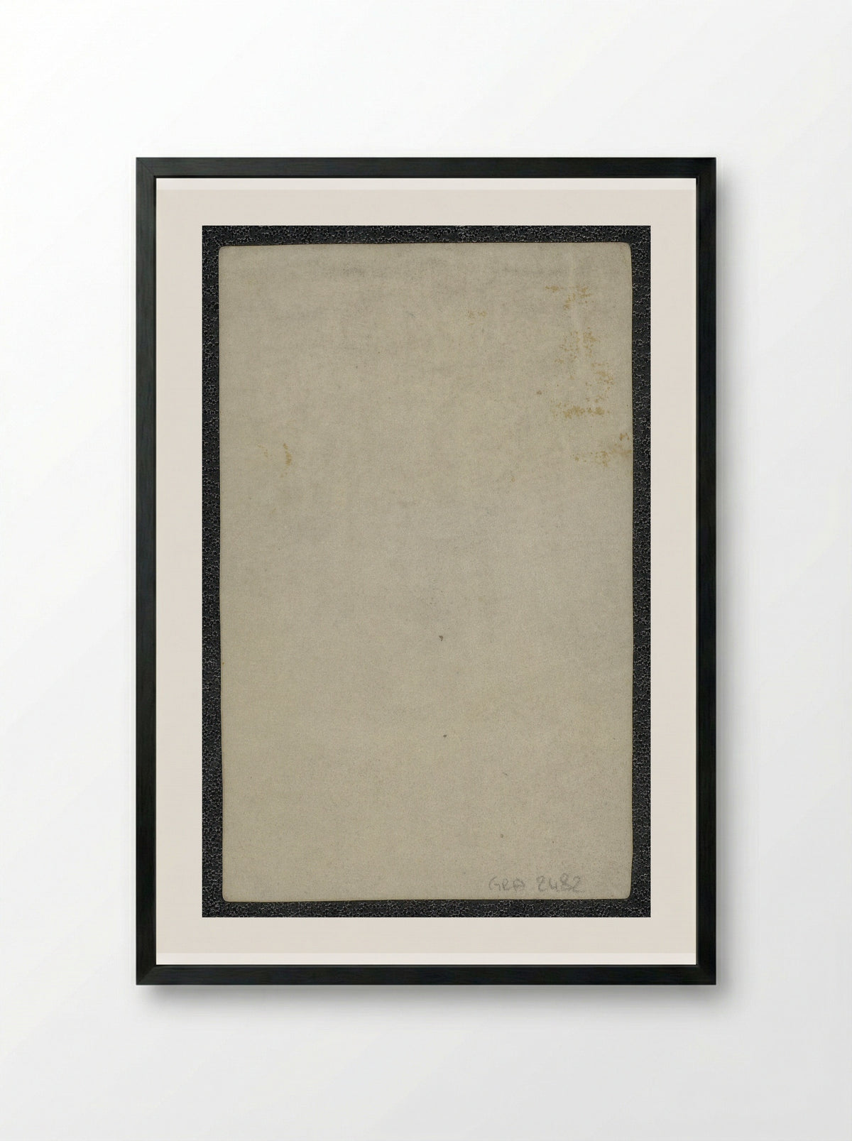 Christus aan het kruis - Hieronymus Wierix - Framed Print Black