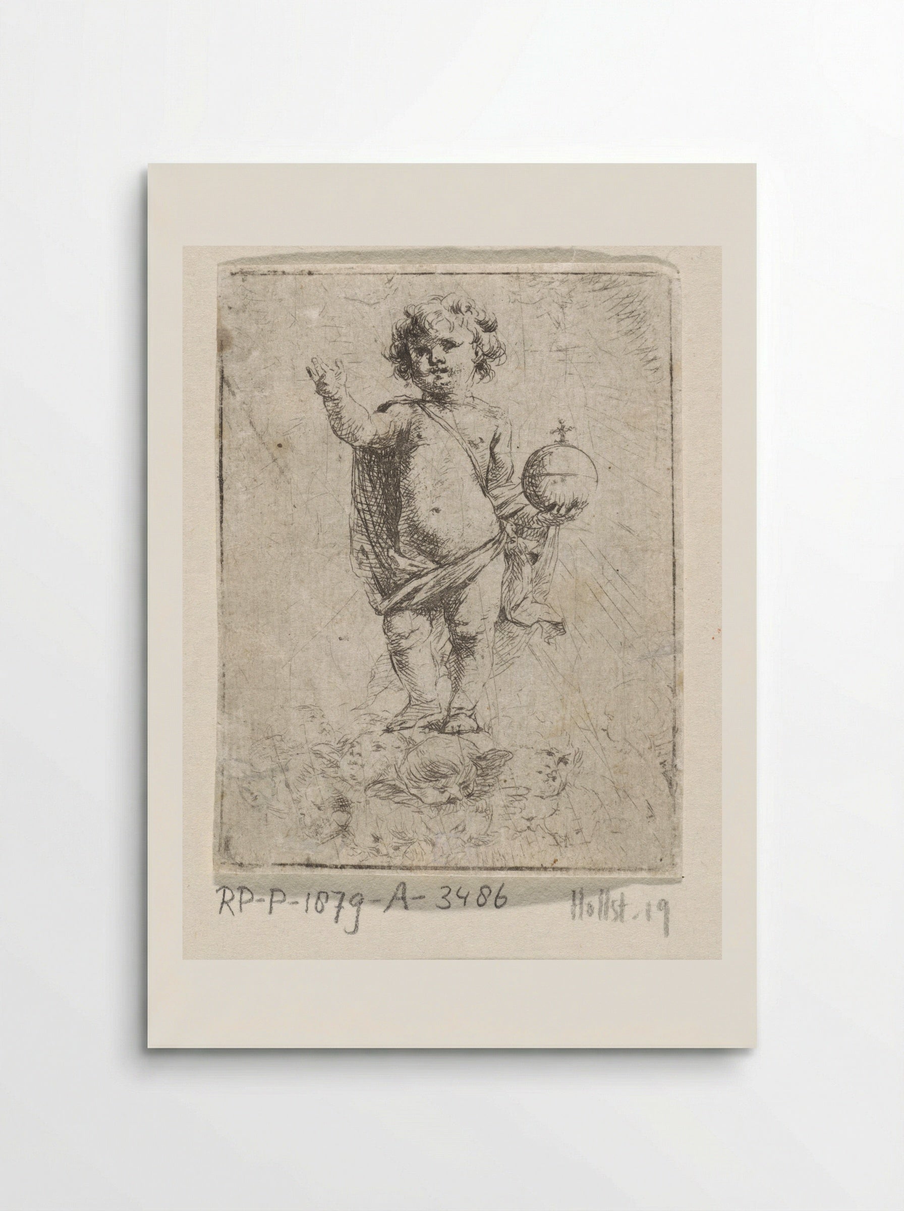 Christuskind als Salvator Mundi - Cornelis Schut (I) - Poster