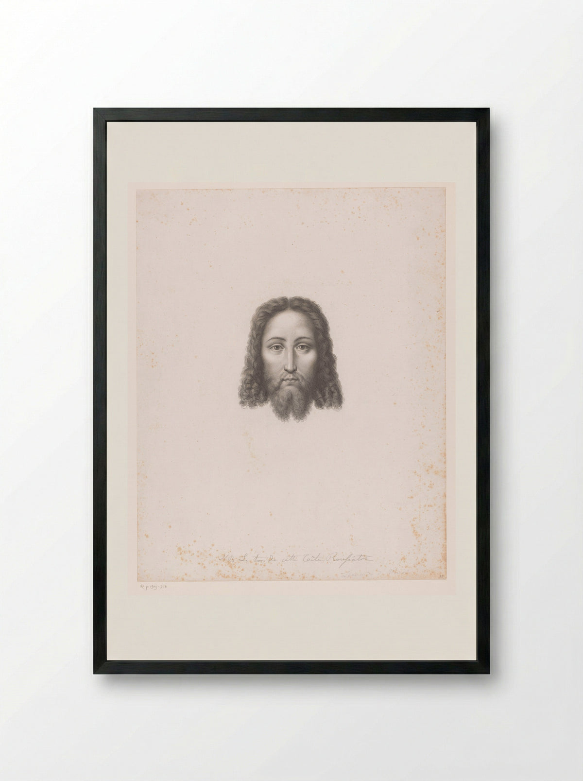 Christuskop - Erin Corr - Framed Print Black