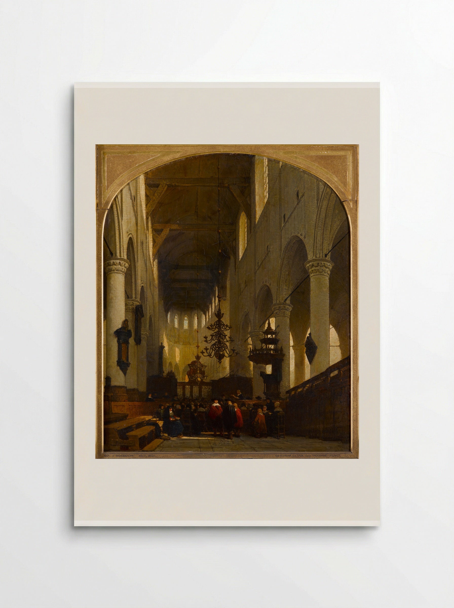 Church Interior - Johannes Bosboom - Poster