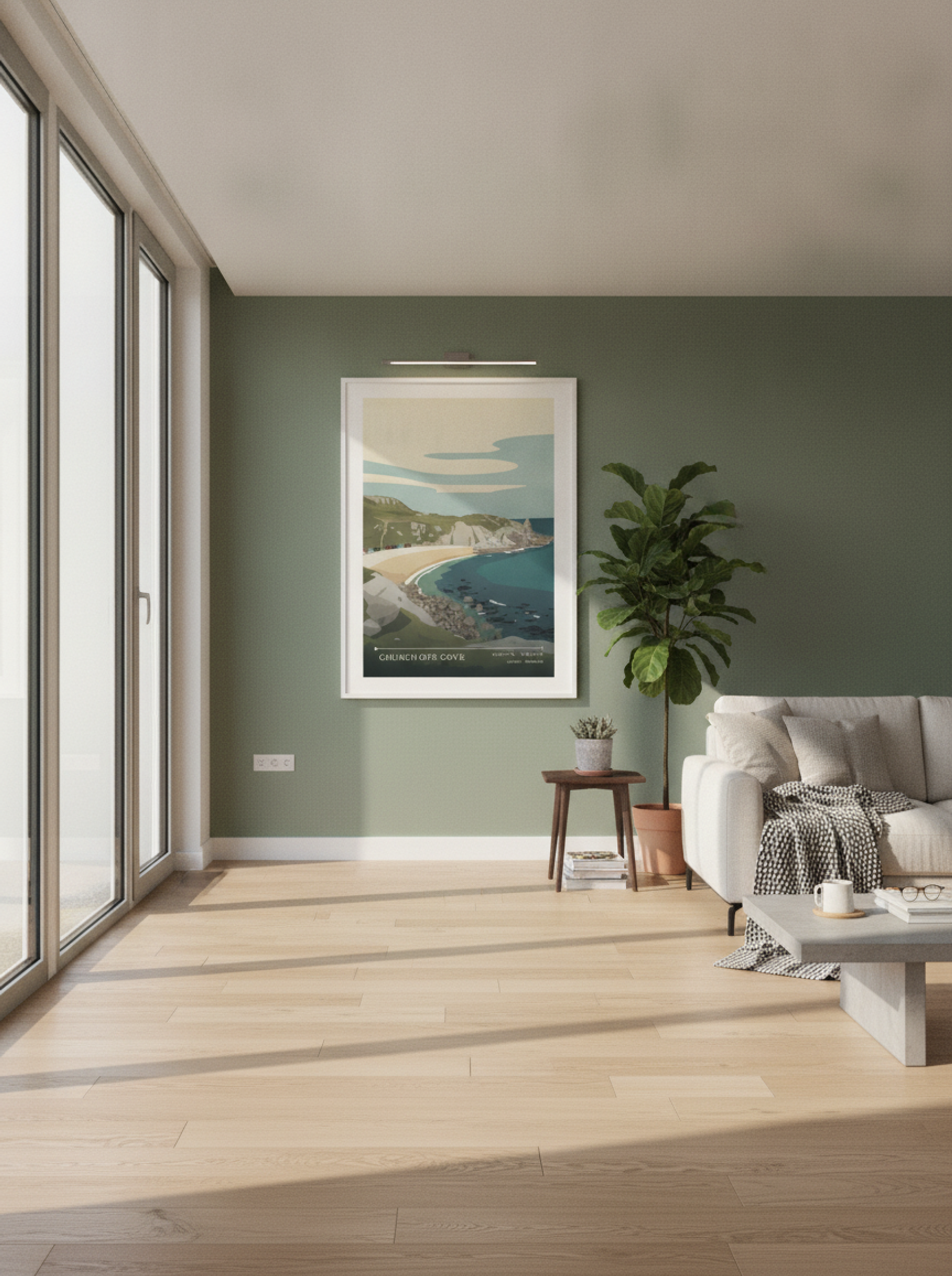 Church Ope Cove Dorset England Travel Poster - Lifestyle