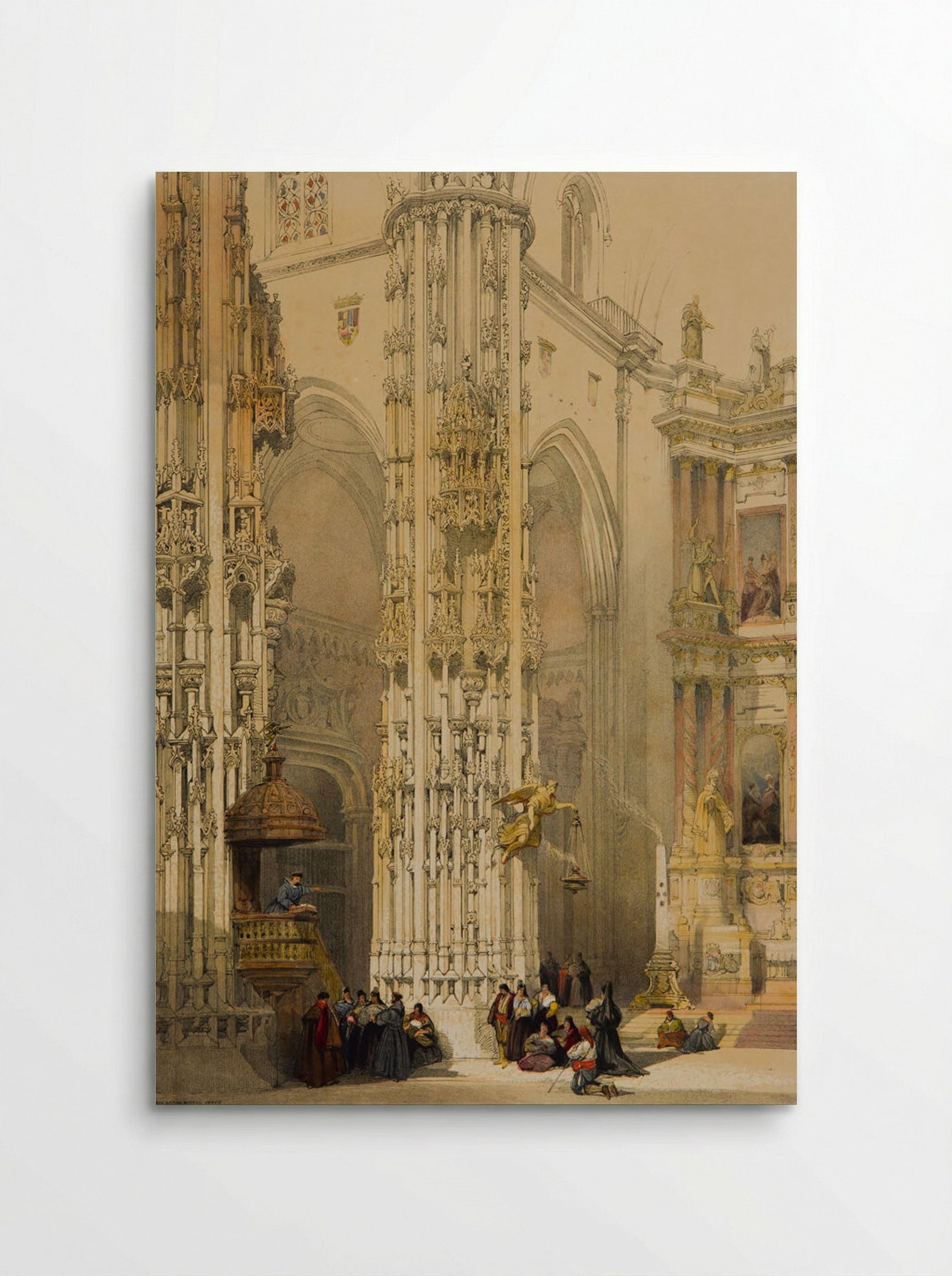 Church of San Miguel, Xerez - Louis Haghe - Poster