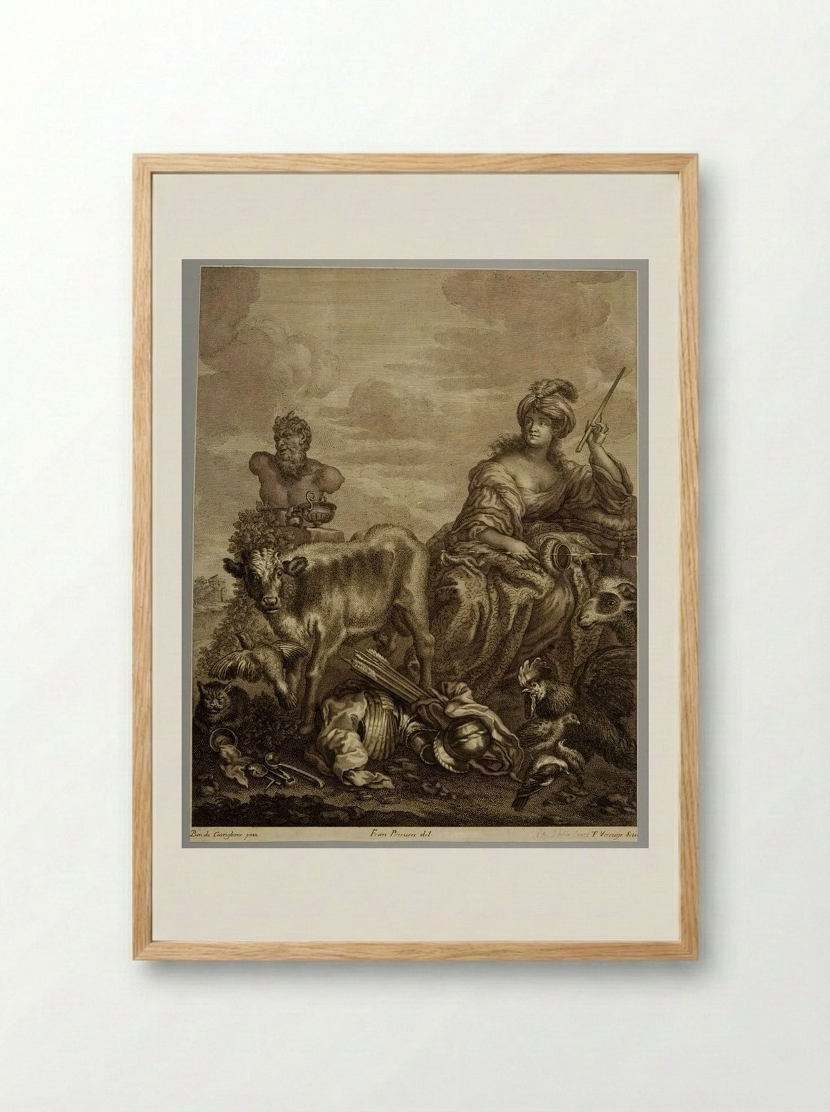 Circe - Theodor Verkruys - Framed Print Wood