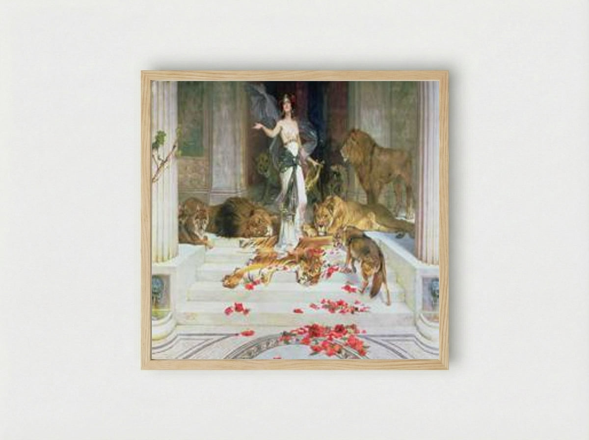 Circe - Alexandre Cabanel - Framed Print Wood