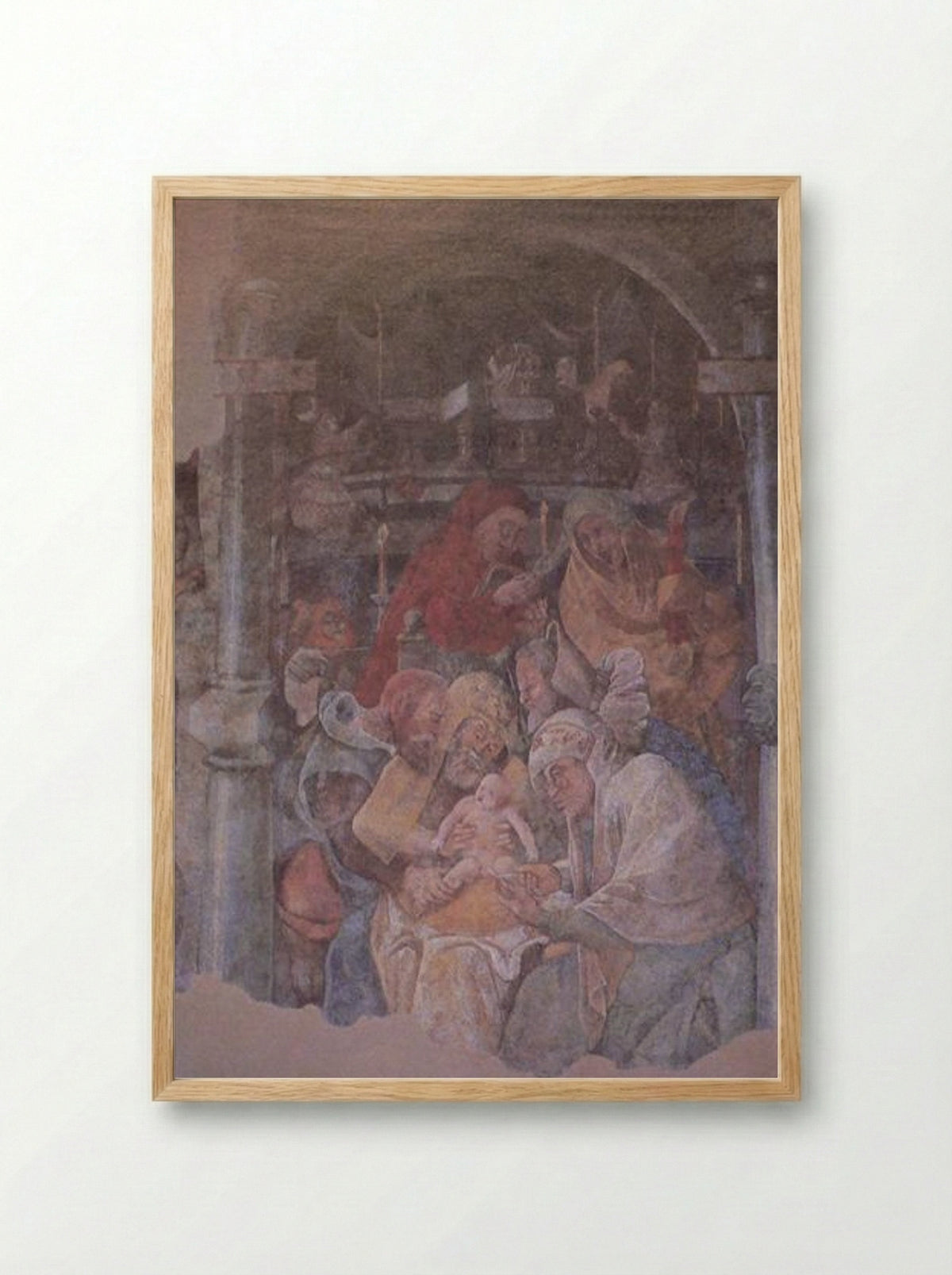 Circumcision of Christ - Jerg Ratgeb - Framed Print Wood