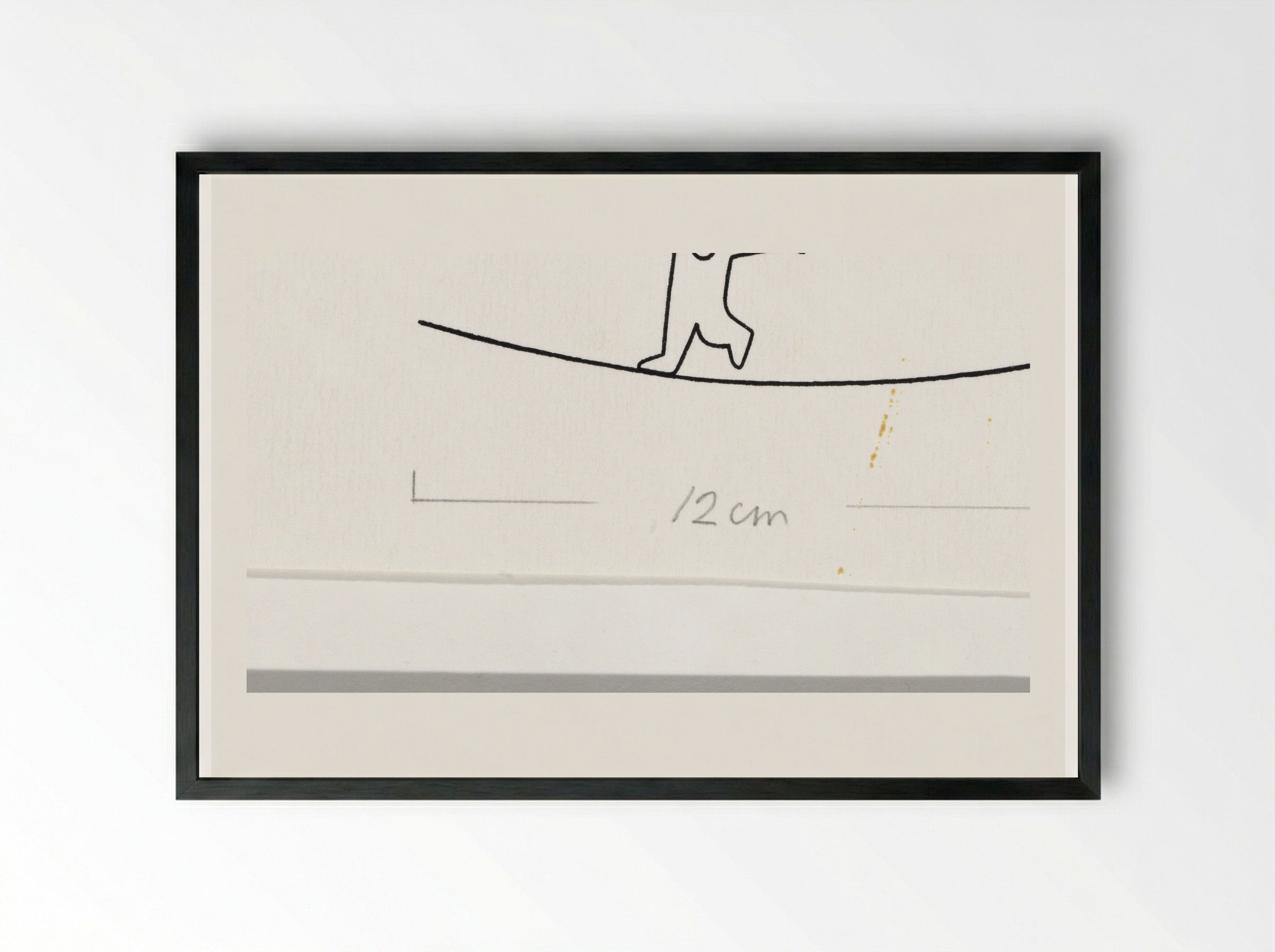 Circus (Acrobat) - Dick Bruna - Framed Print Black